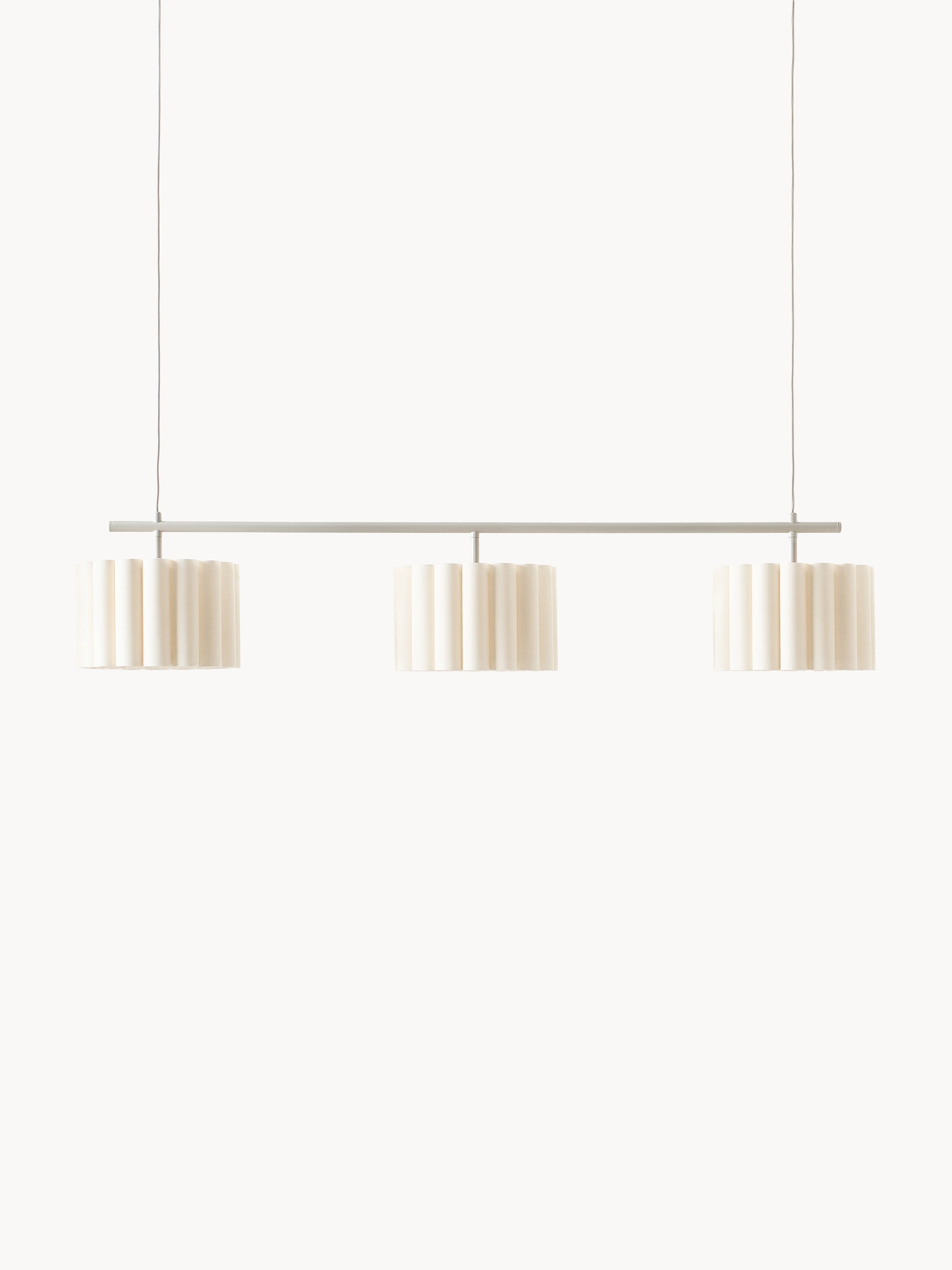Grande suspension en lin Bjartmar - Beige clair, beige