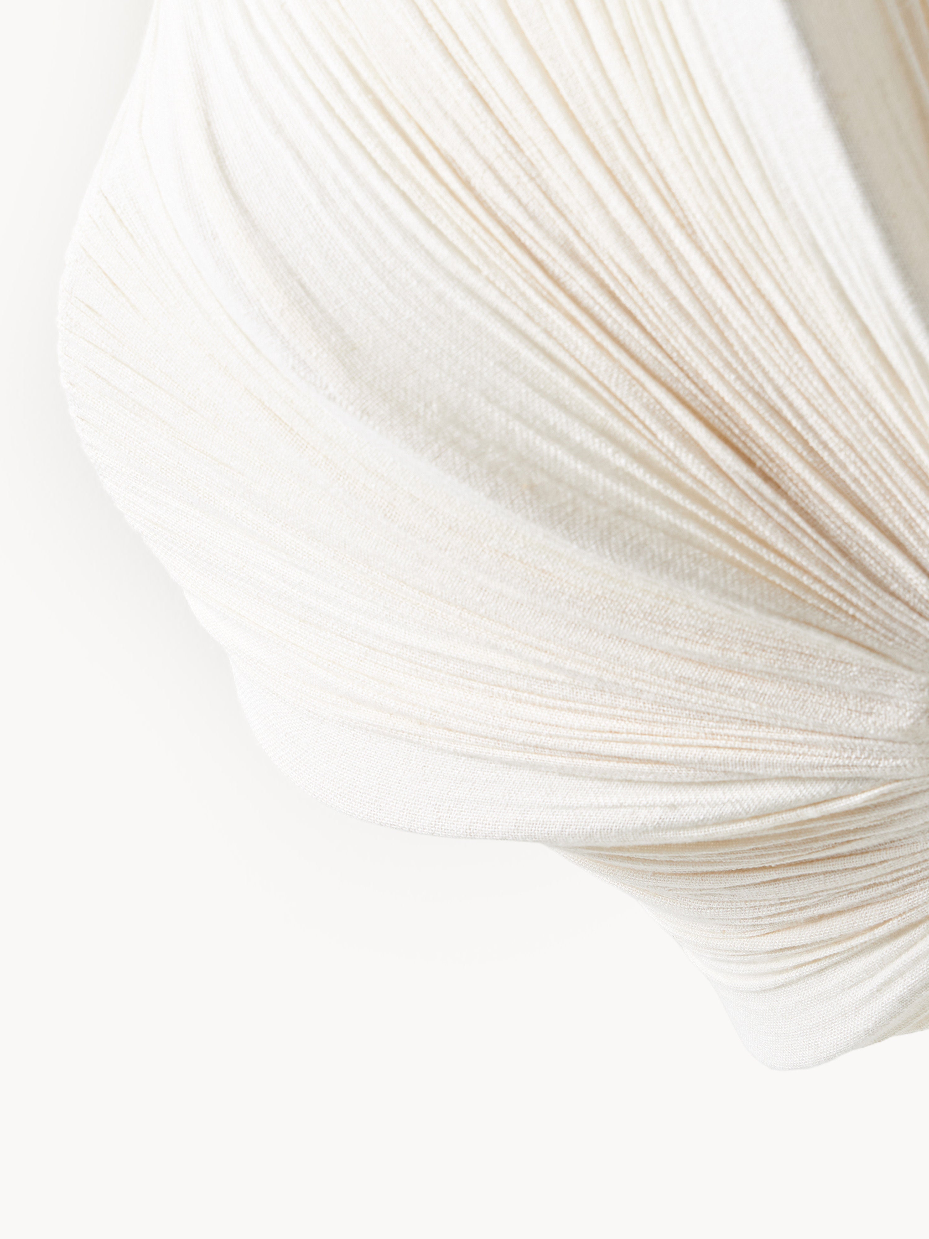 Plafonnier en lin Yul - Beige clair