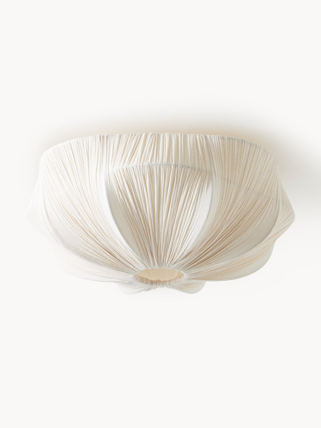 Plafonnier en lin Yul - Beige clair