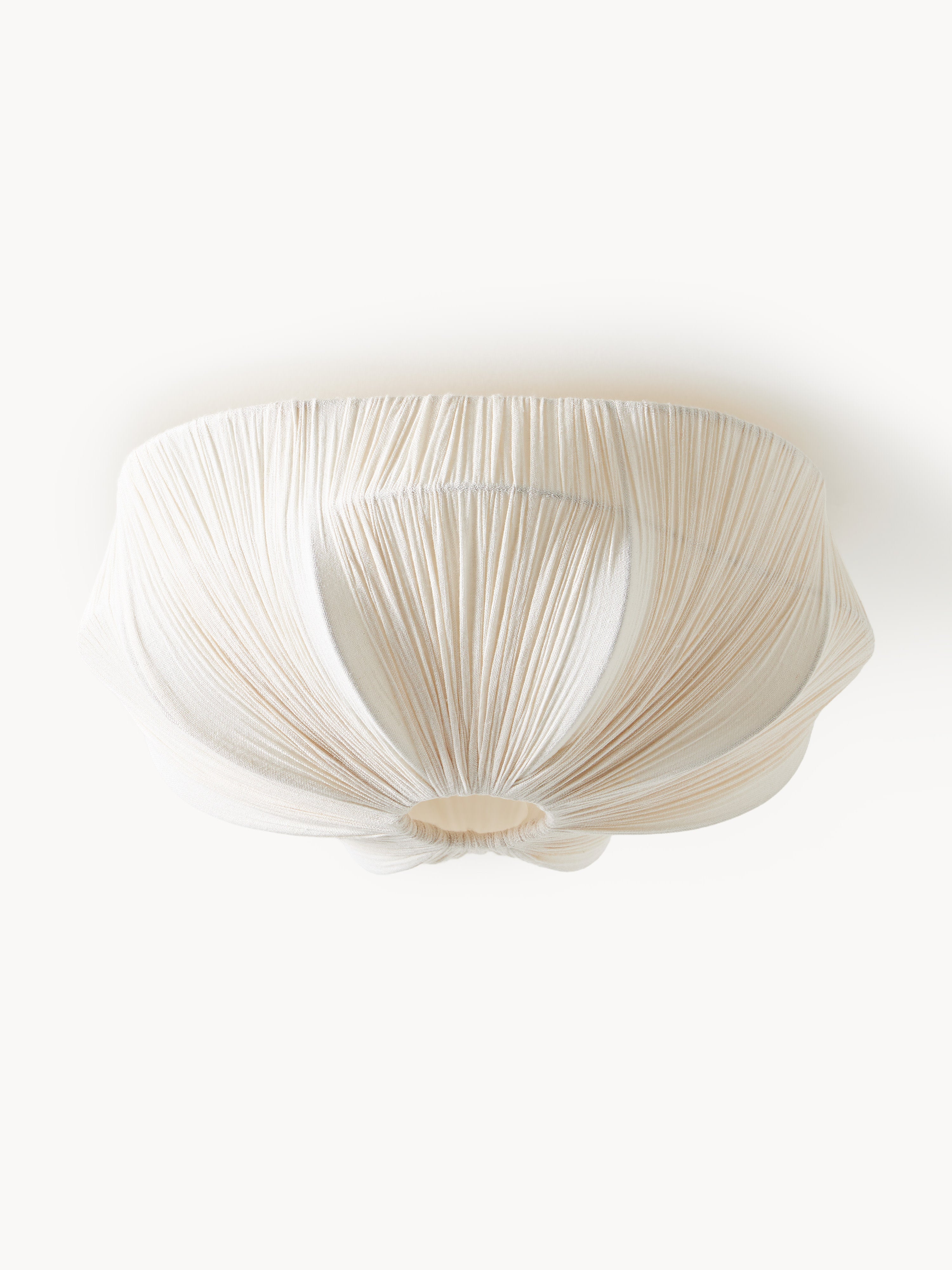Plafonnier en lin Yul - Beige clair