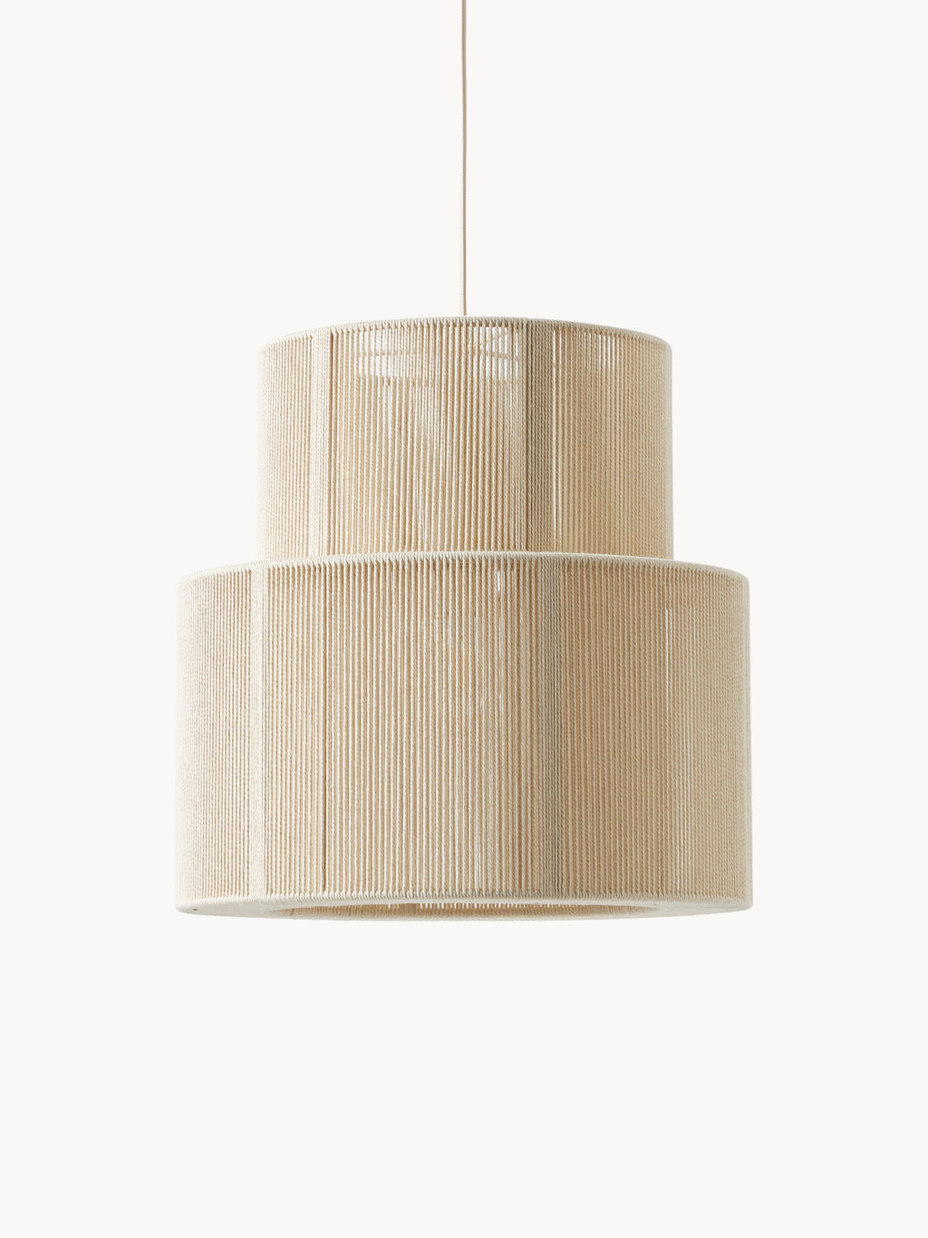Suspension en lin Matias - Blanc crème