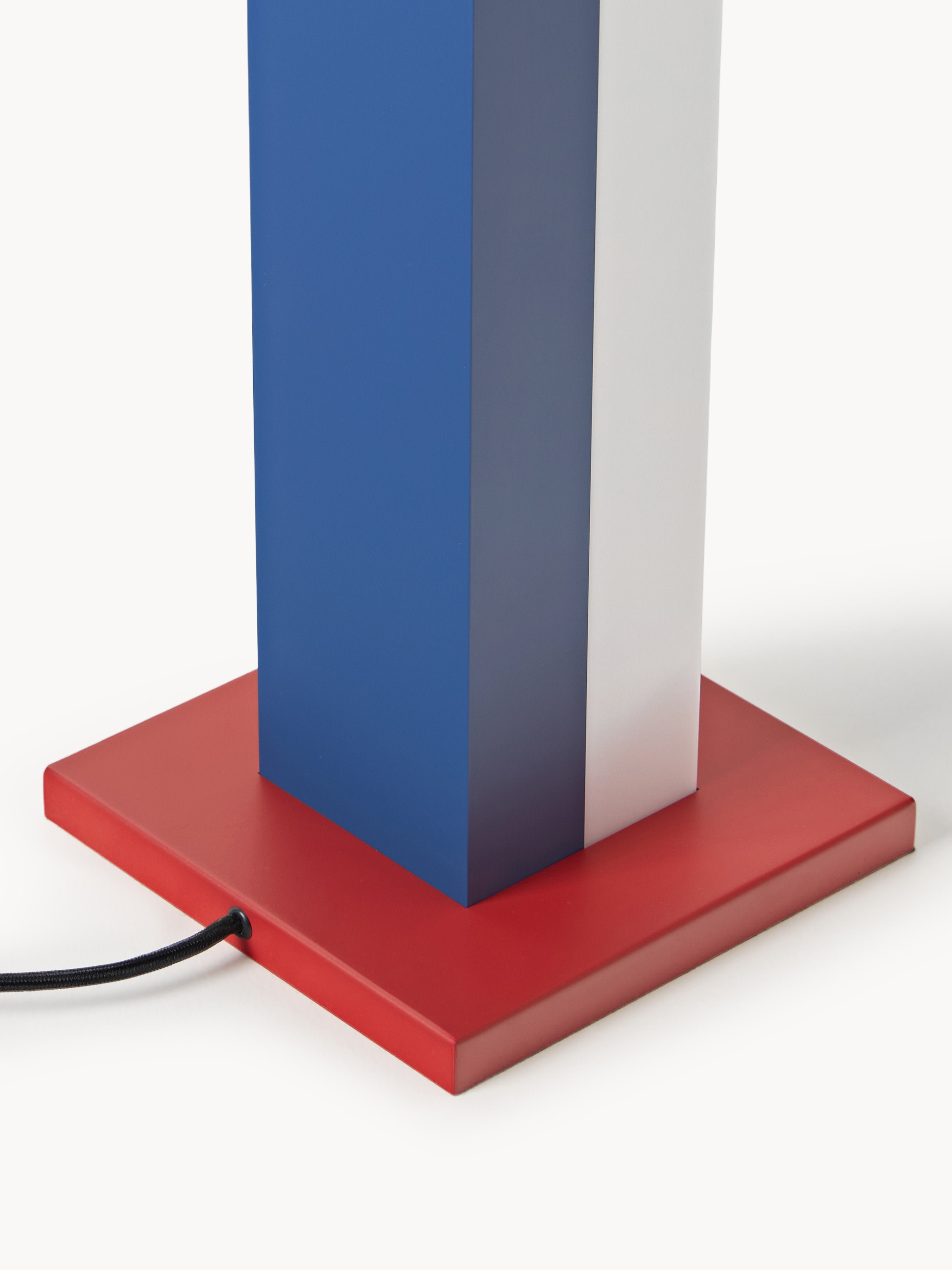 Lampadaire LED à intensité variable Compton - Bleu, rouge, gris clair