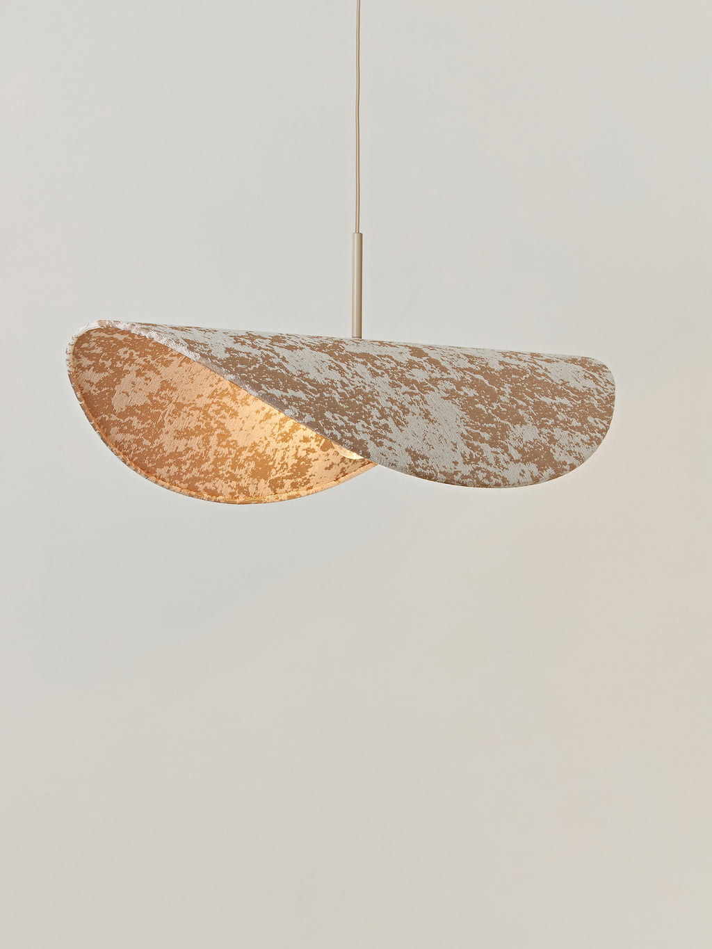 Grande suspension design Aadam - Beige clair, beige