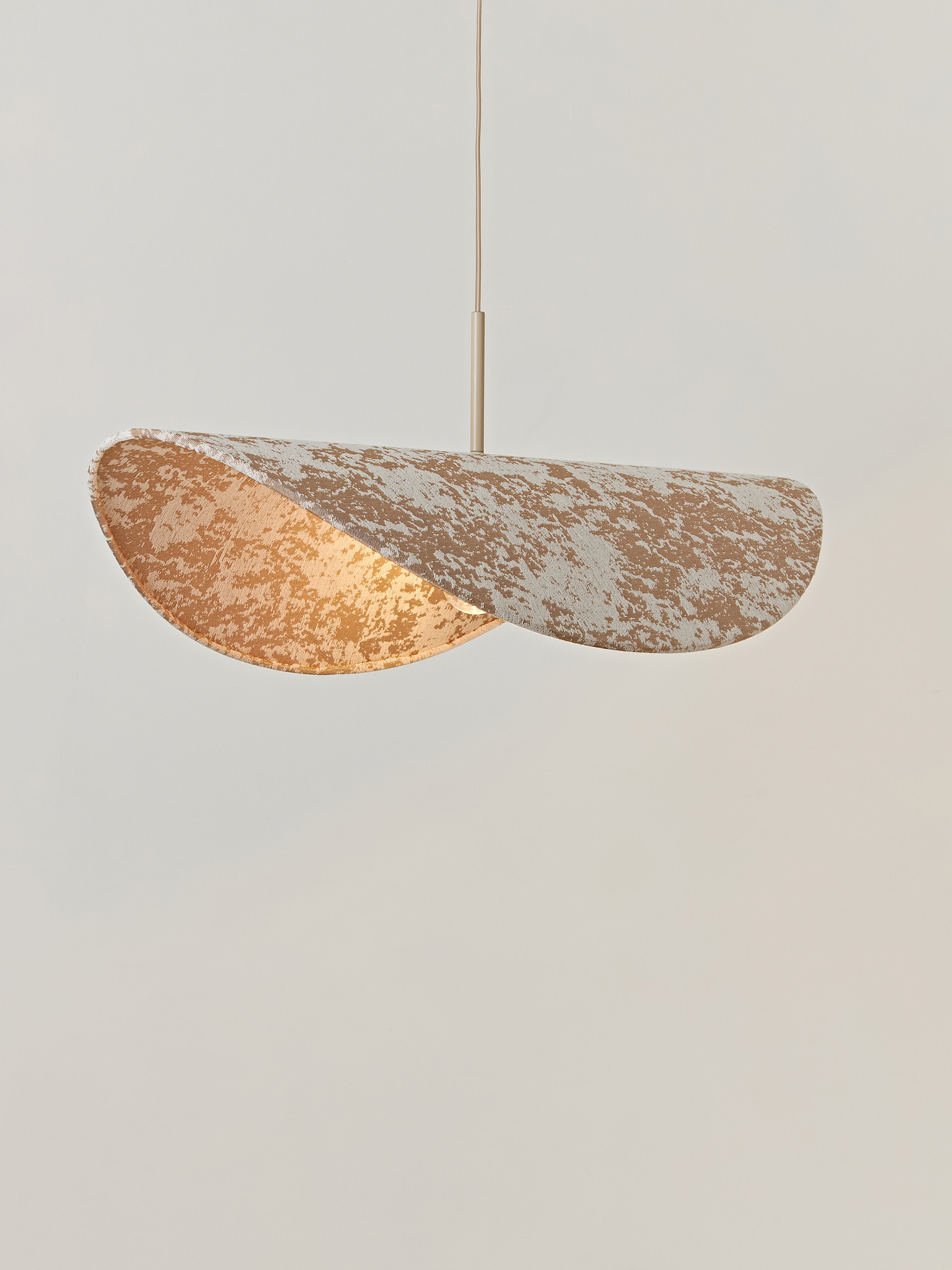Grande suspension design Aadam - Beige clair, beige