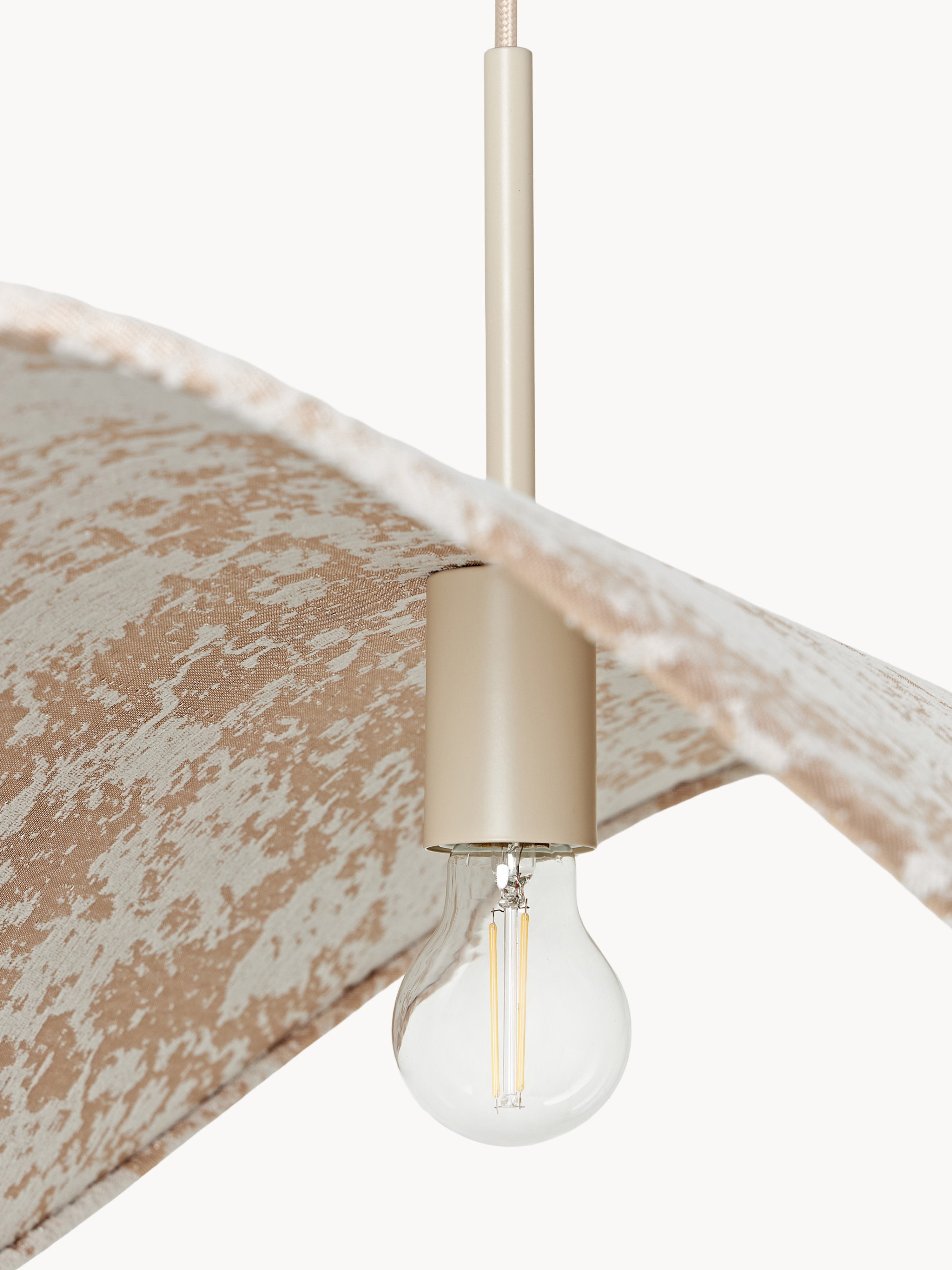 Grande suspension design Aadam - Beige clair, beige