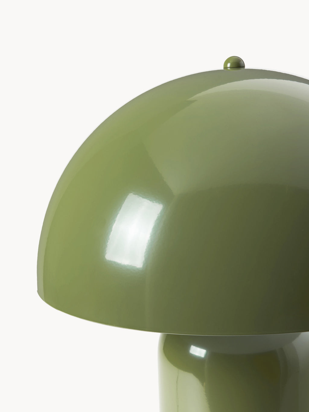 Grande lampe à poser rétro Elmo - Vert, haute brillance
