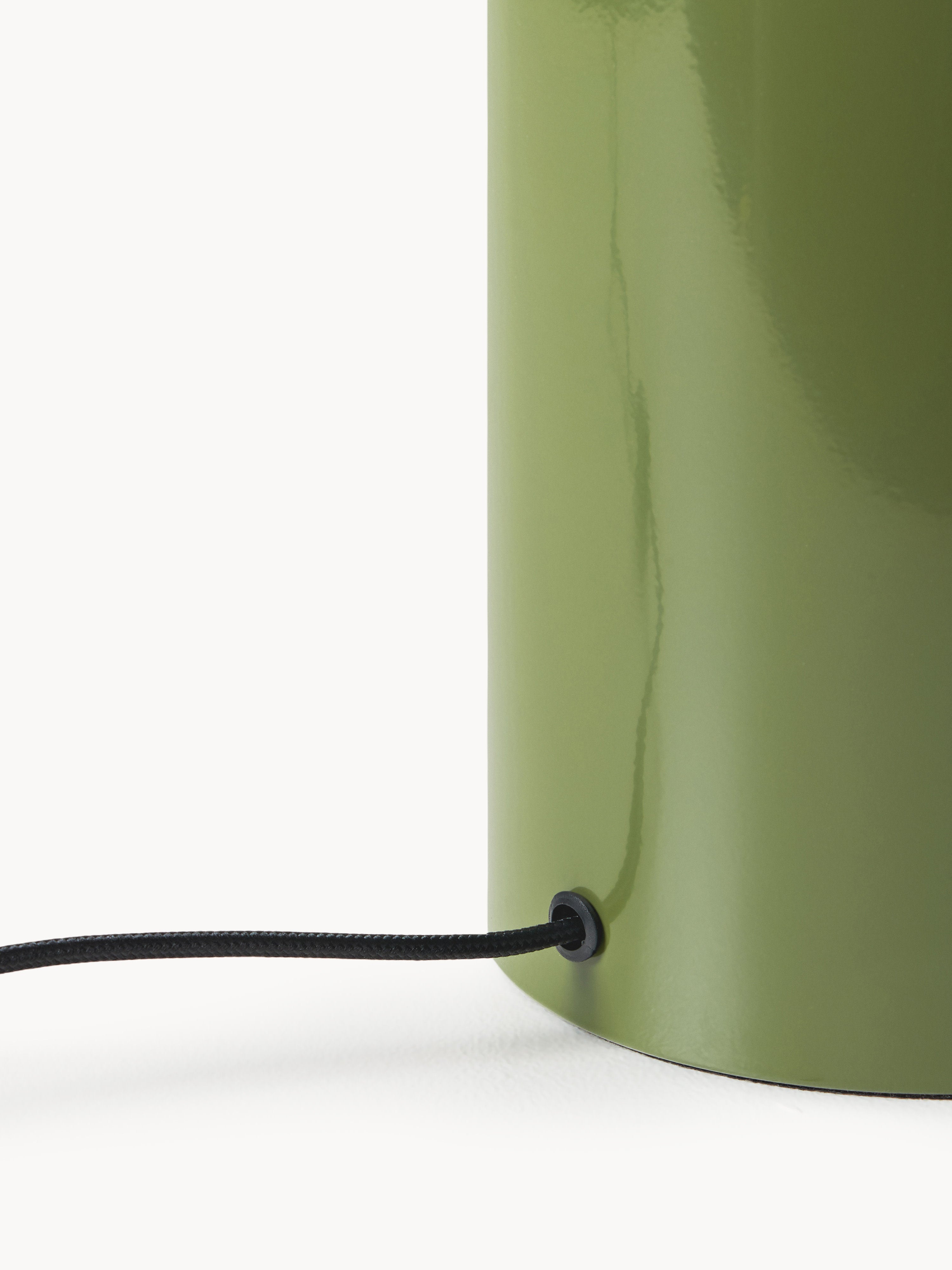 Grande lampe à poser rétro Elmo - Vert, haute brillance