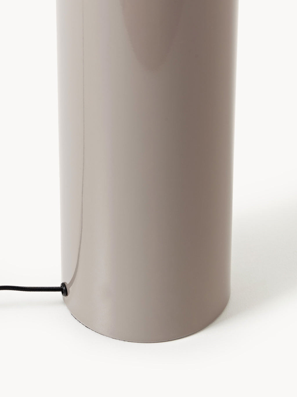 Lampadaire rétro Elmo - Taupe, haute brillance