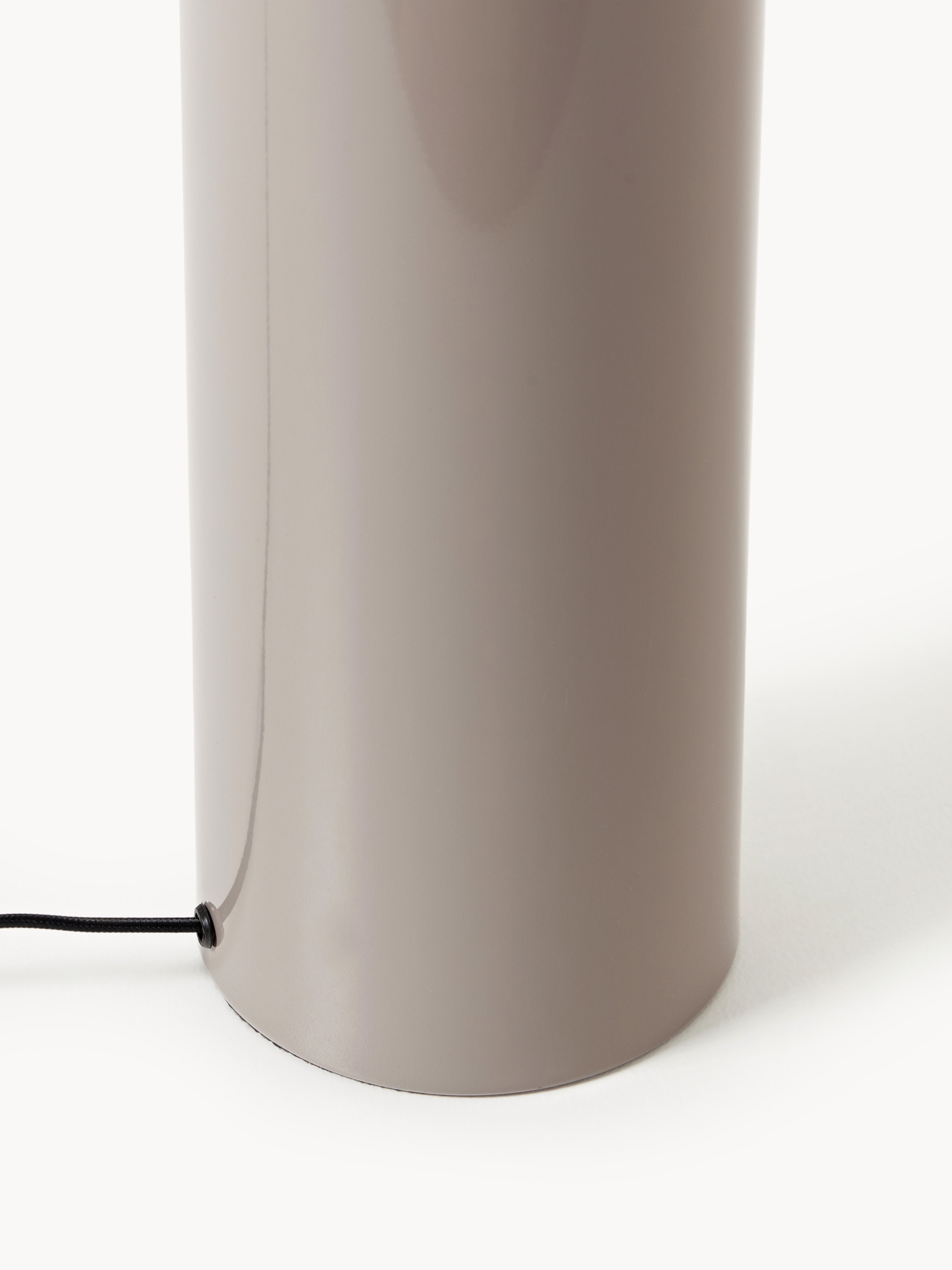 Lampadaire rétro Elmo - Taupe, haute brillance