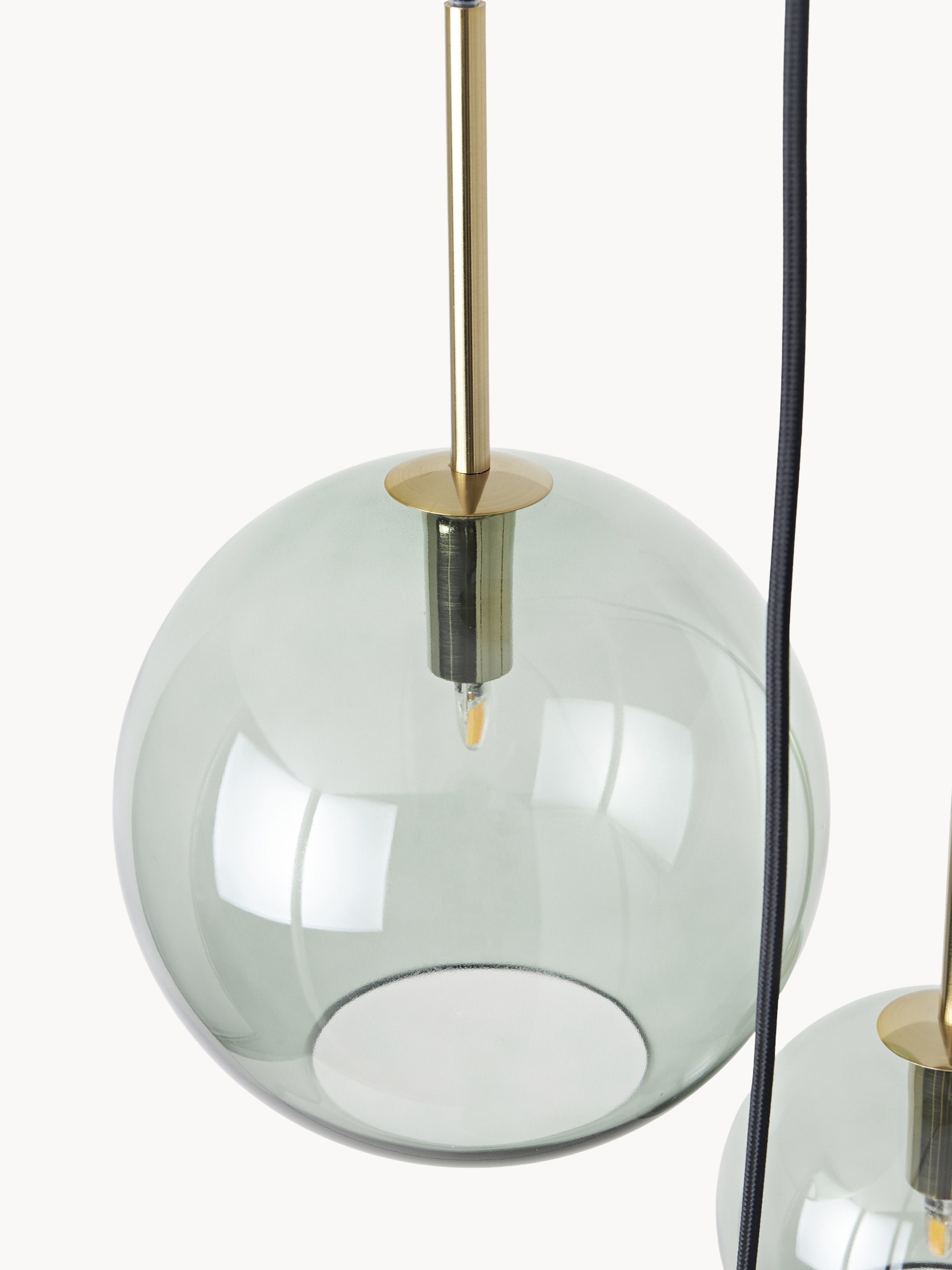 Suspension grappe Kjel - Vert, transparent