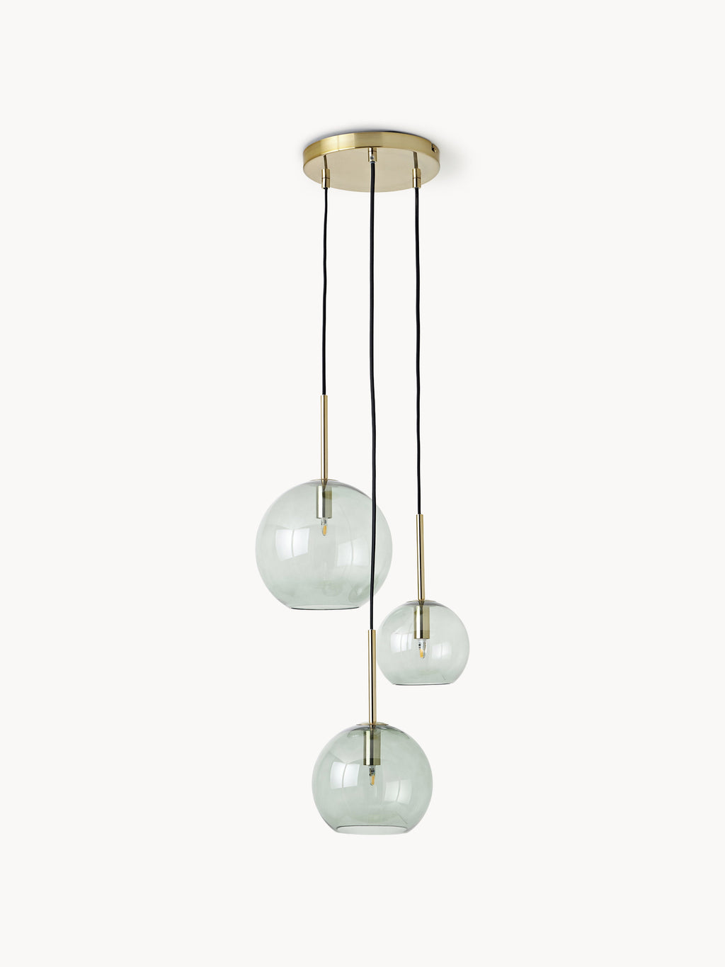Suspension grappe Kjel - Vert, transparent