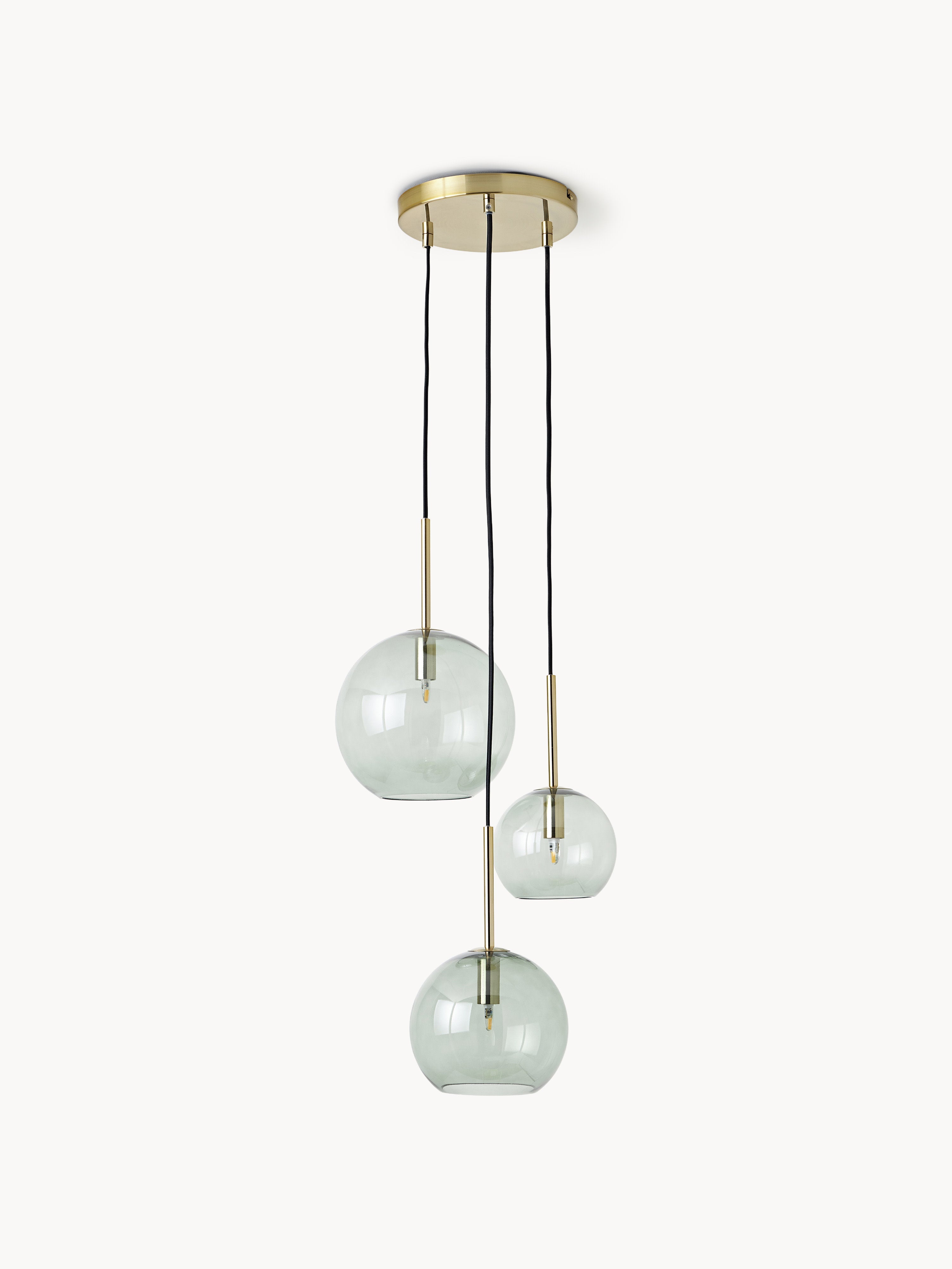 Suspension grappe Kjel - Vert, transparent
