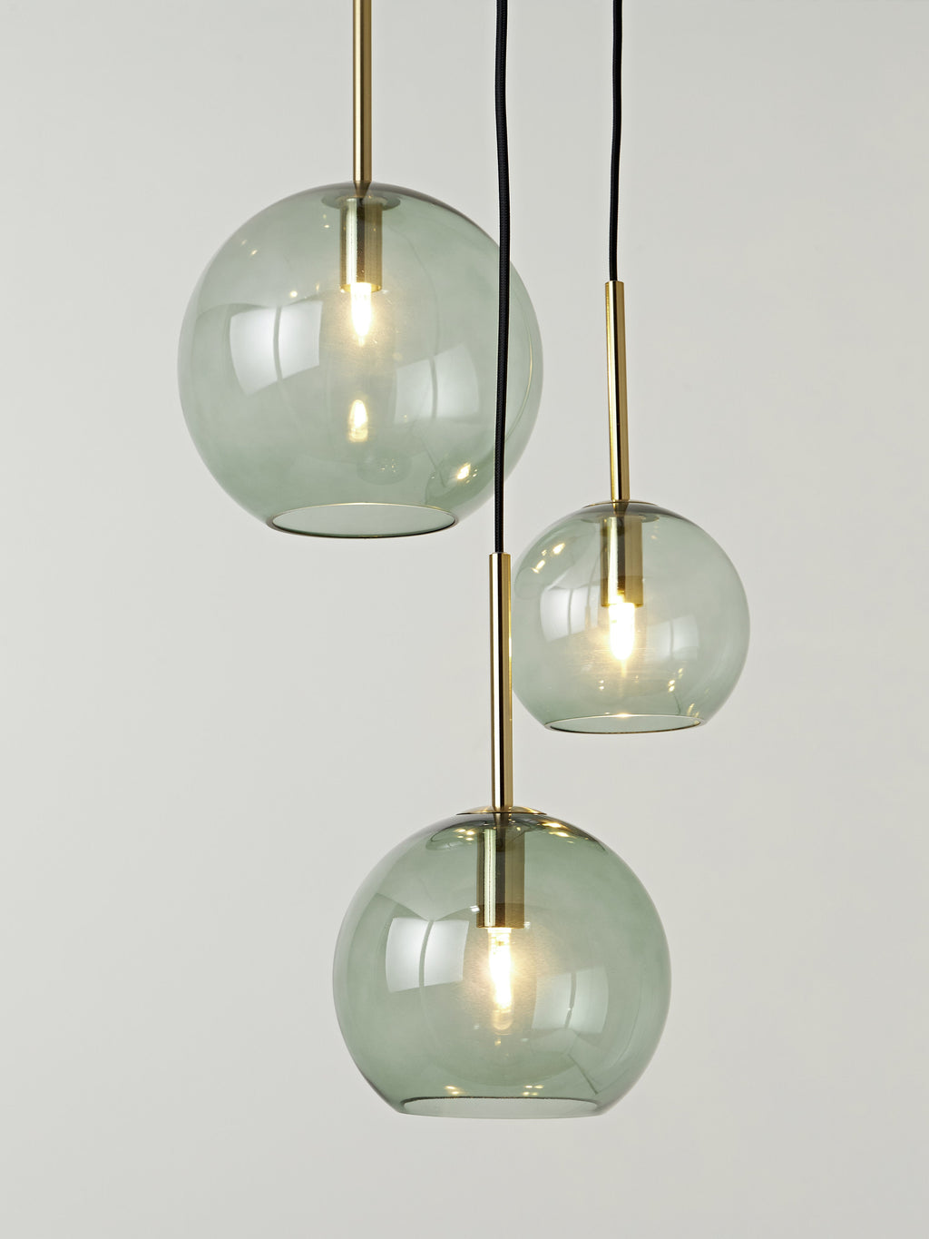 Suspension grappe Kjel - Vert, transparent