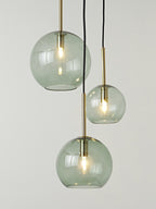 Suspension grappe Kjel - Vert, transparent