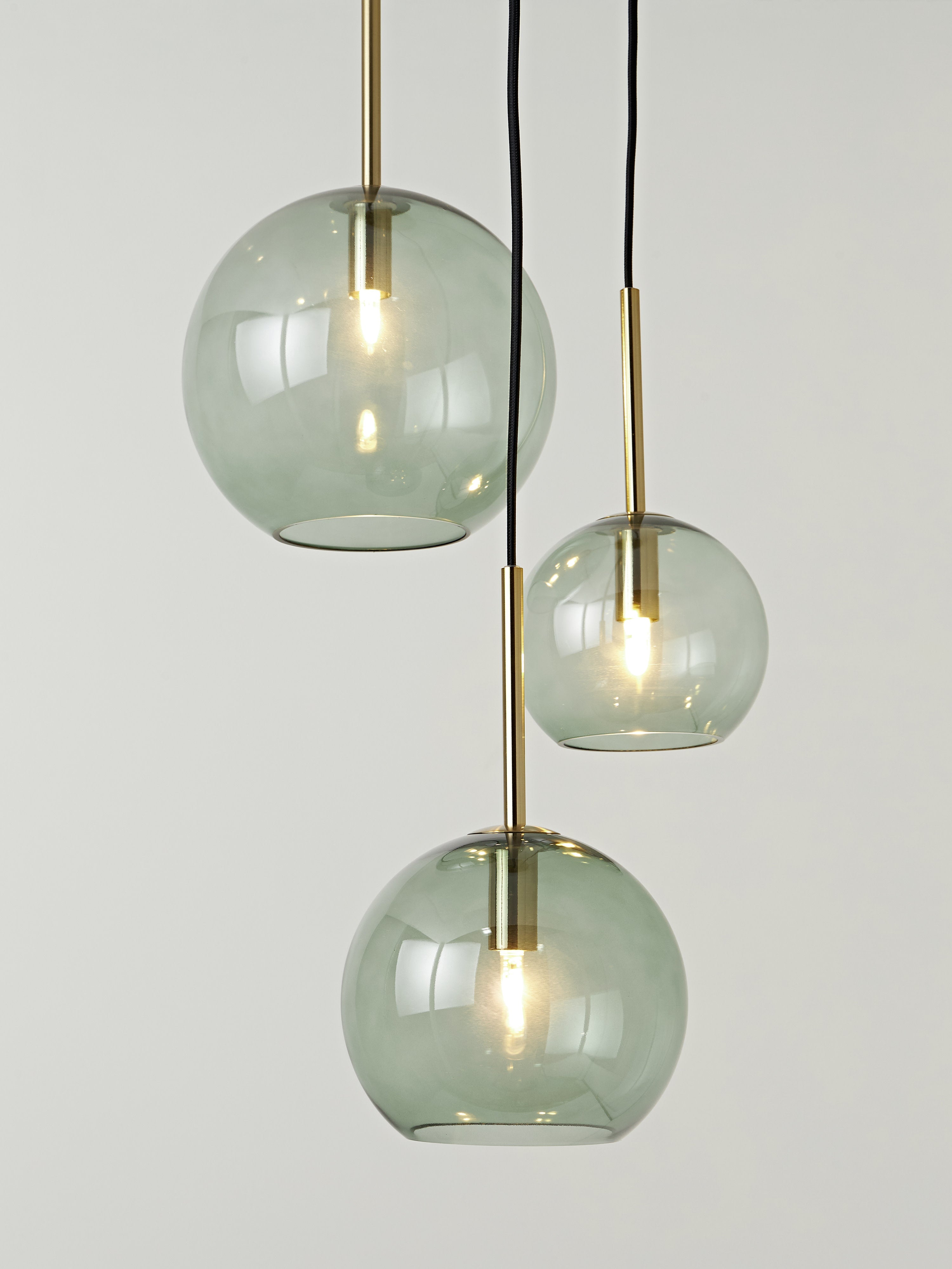 Suspension grappe Kjel - Vert, transparent