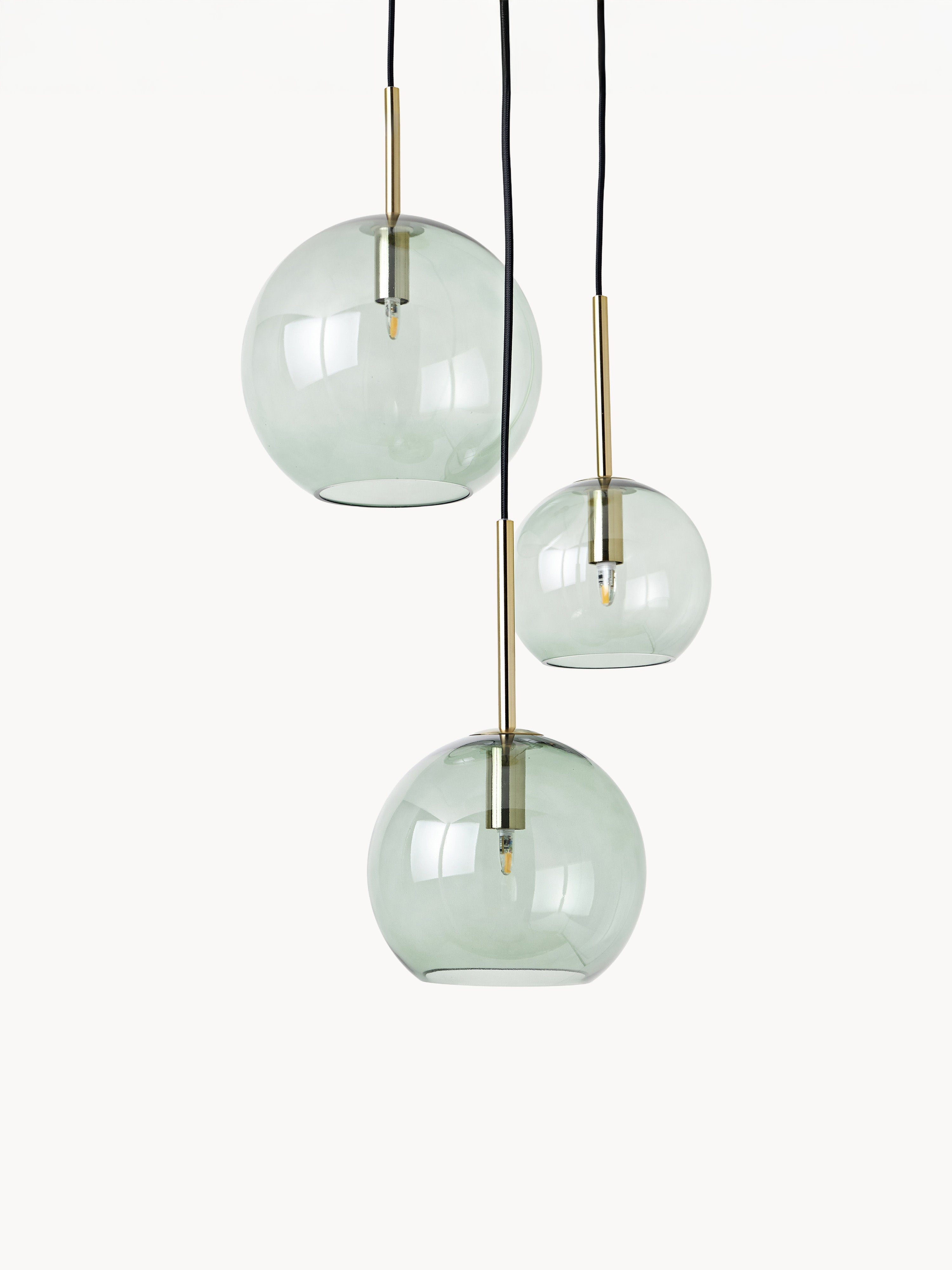 Suspension grappe Kjel - Vert, transparent