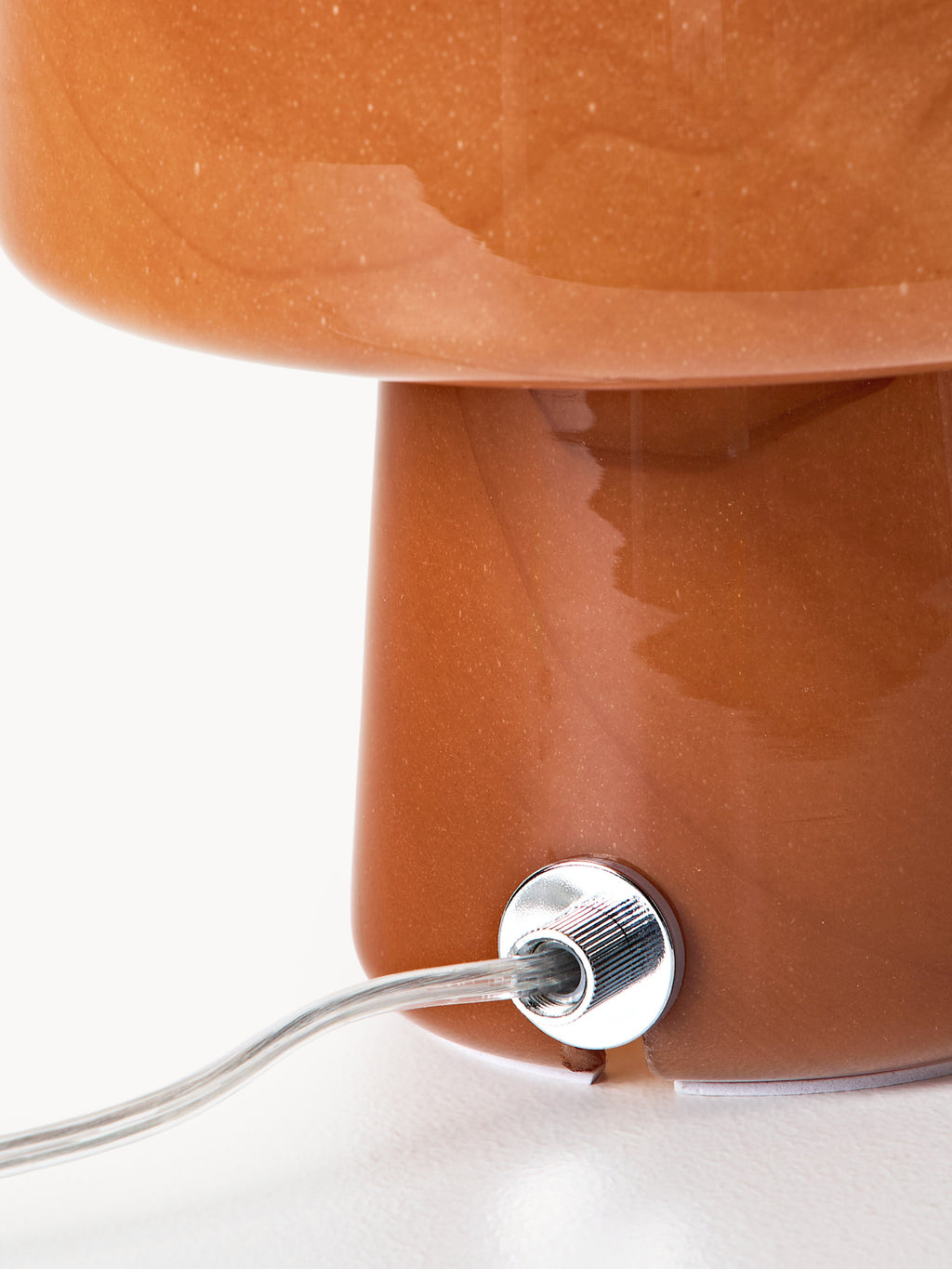 Lampe à poser effet marbre Ean - Brun clair, aspect marbre