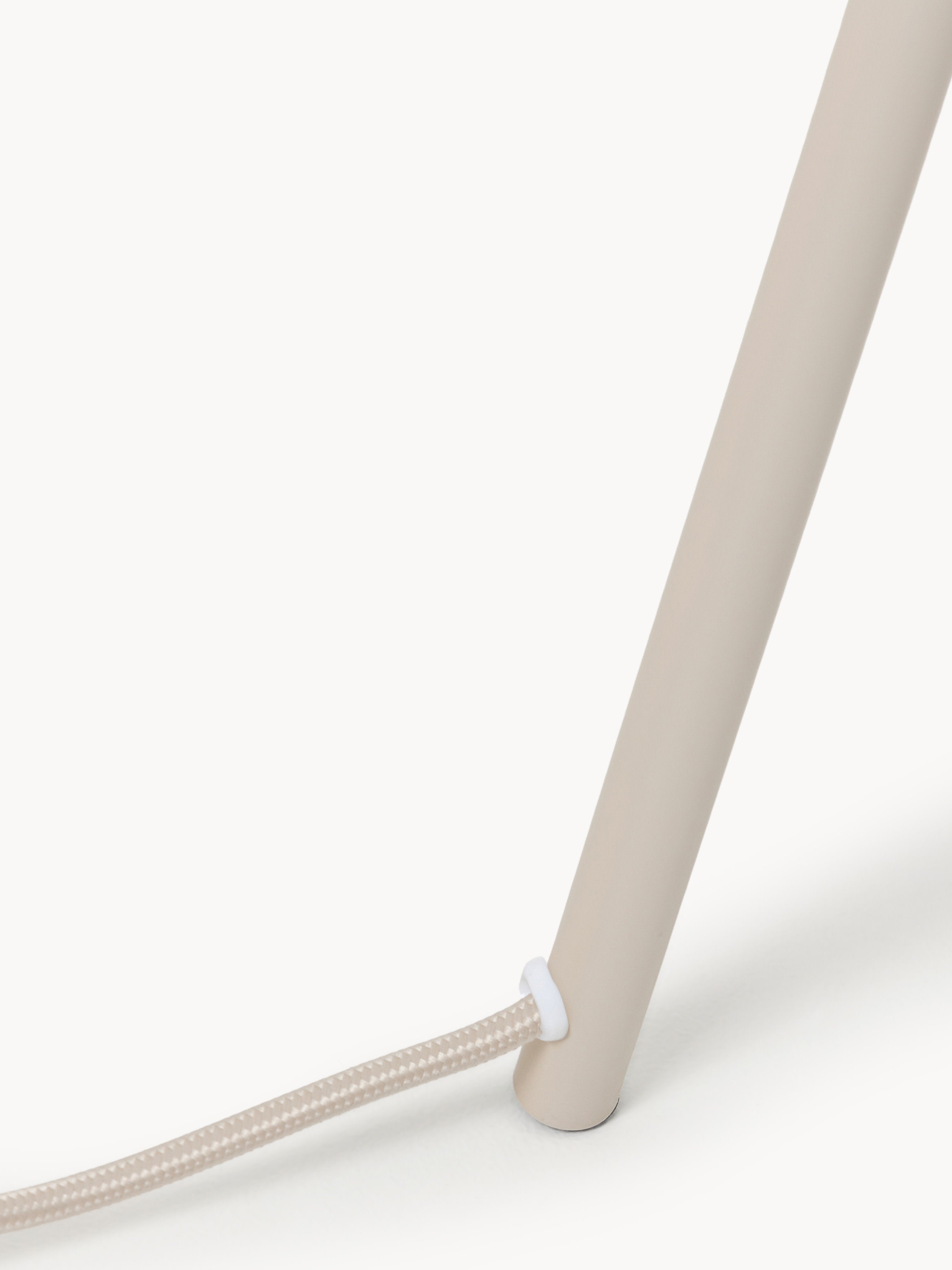 Lampadaire en lin Yul - Beige clair