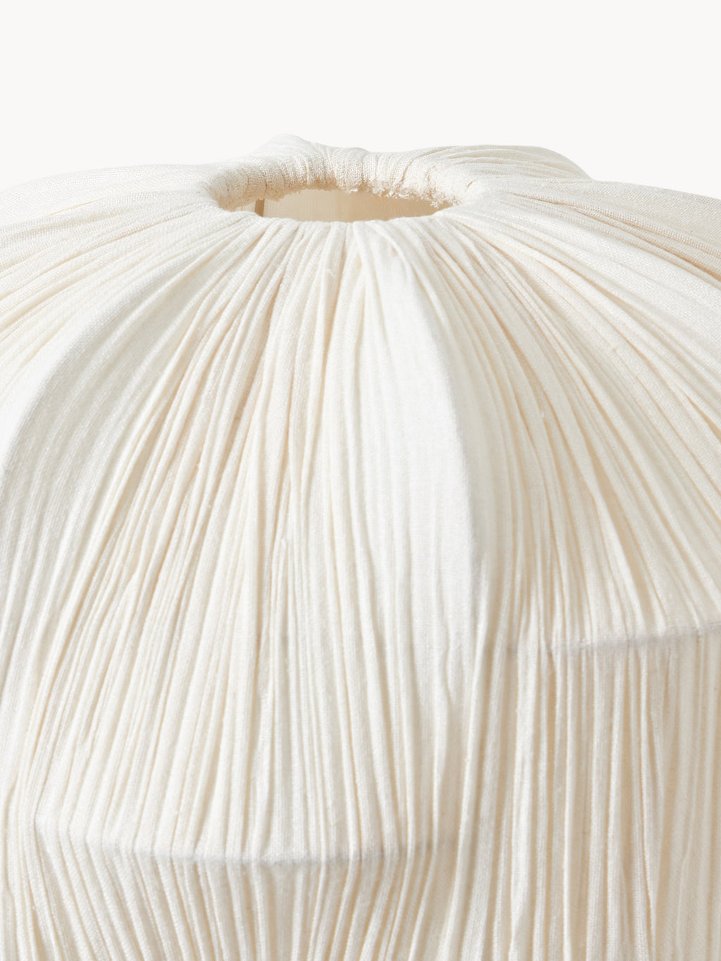 Lampadaire en lin Yul - Beige clair