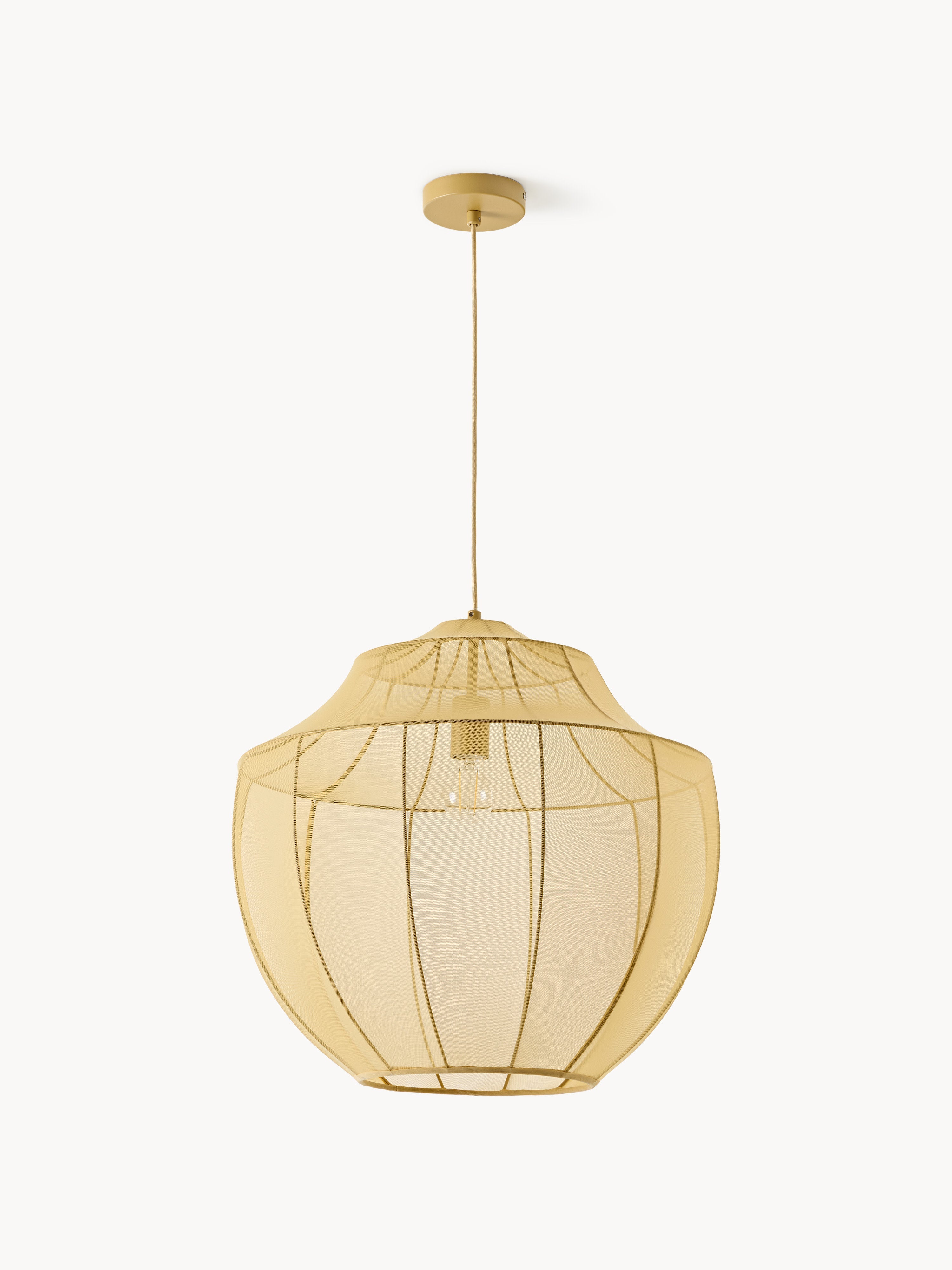Suspension en tulle Paavo - Jaune ocre