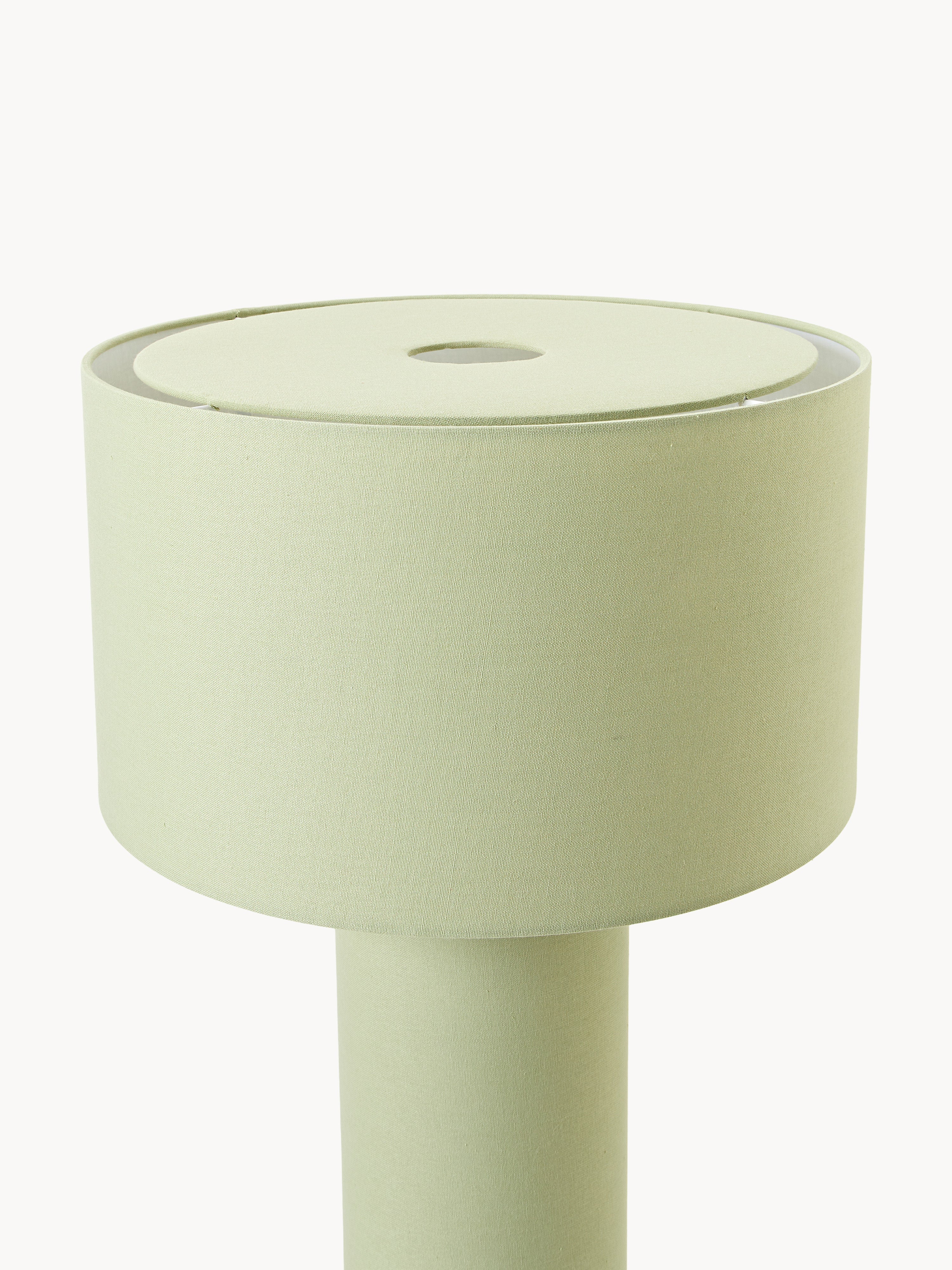 Lampadaire en lin Tomi - Lin vert clair