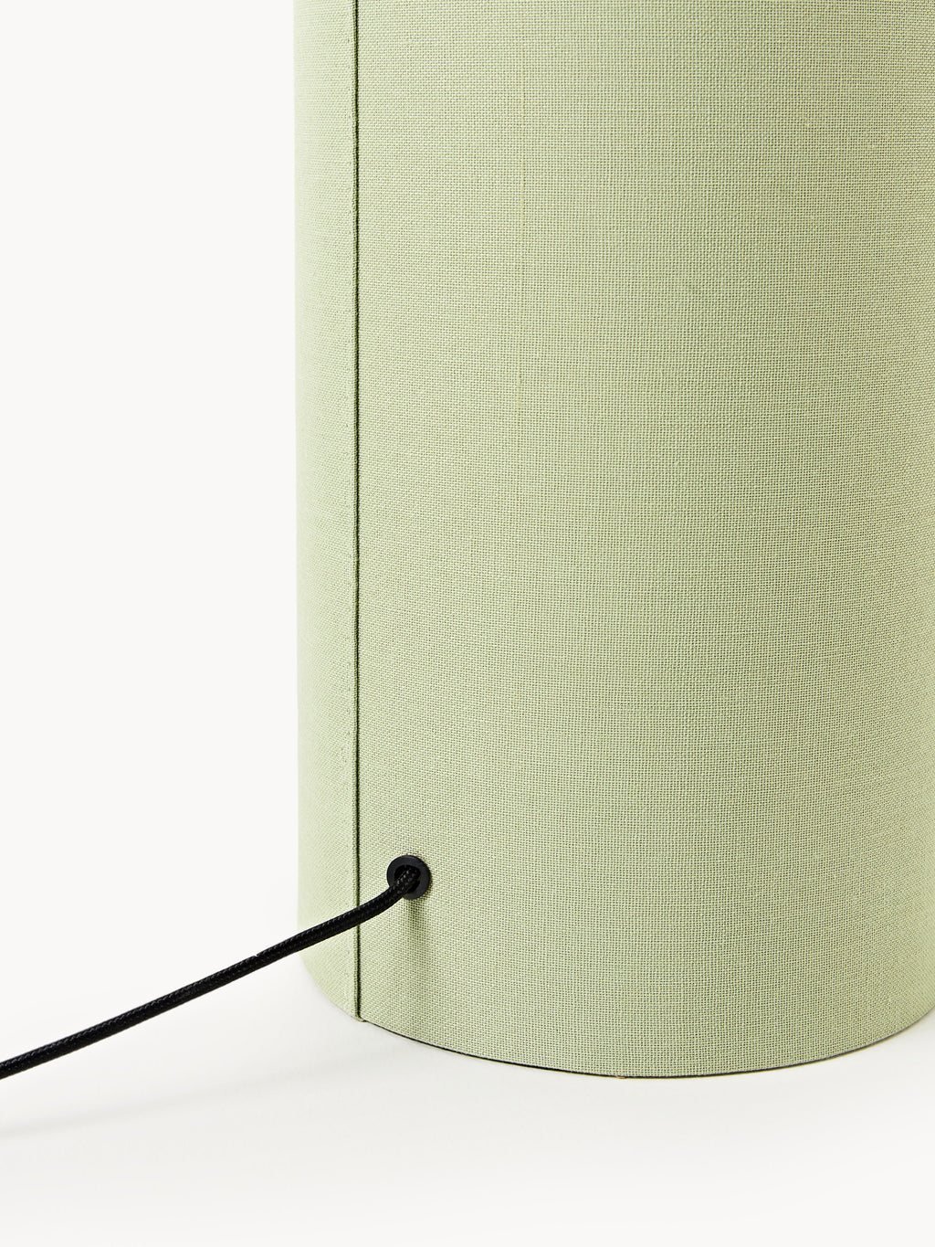 Lampadaire en lin Tomi - Lin vert clair