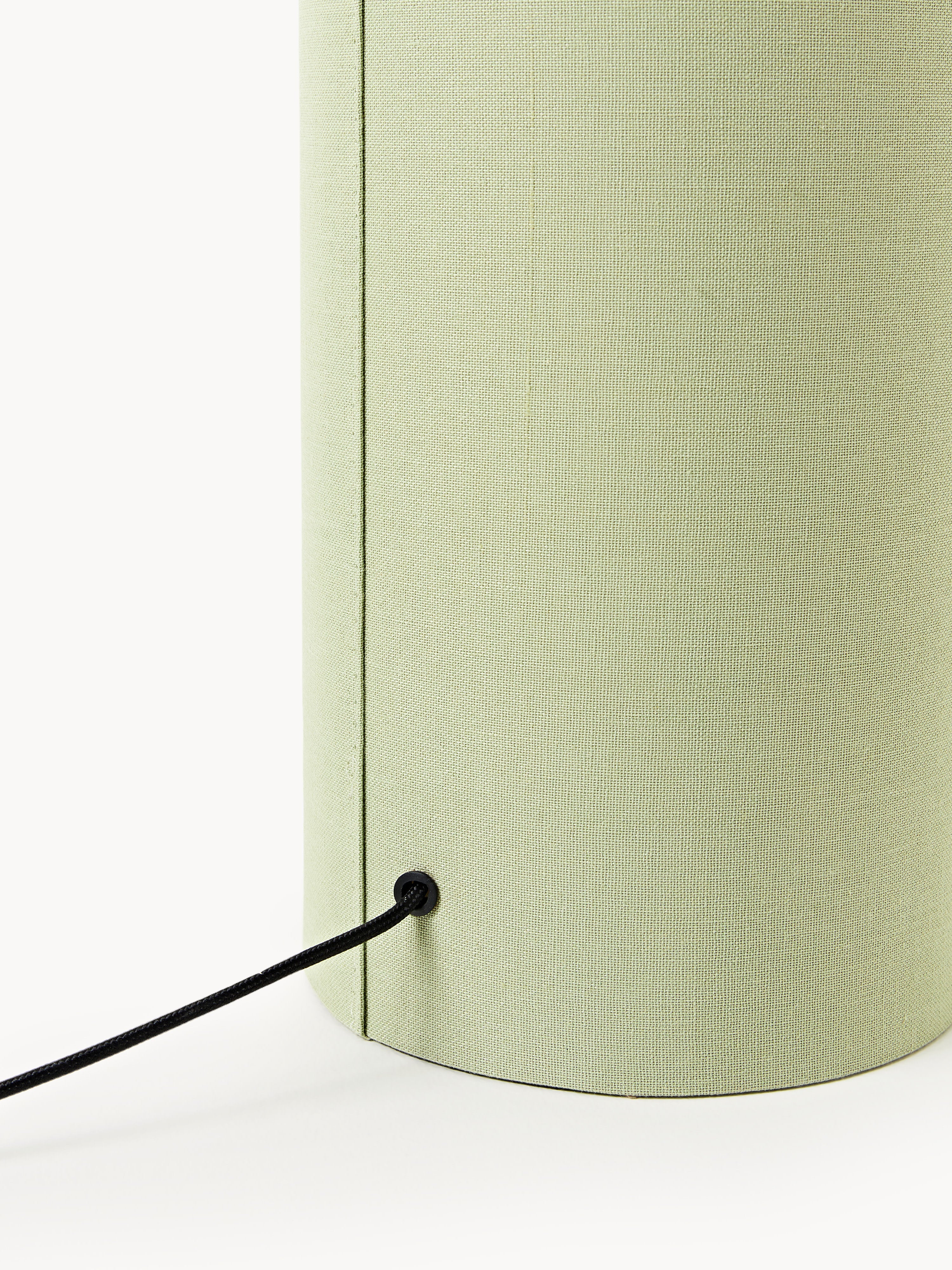 Lampadaire en lin Tomi - Lin vert clair