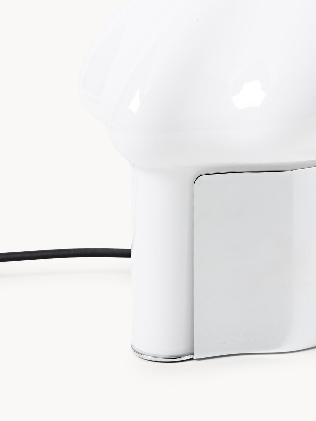 Petite lampe à poser Amir - Blanc, argenté