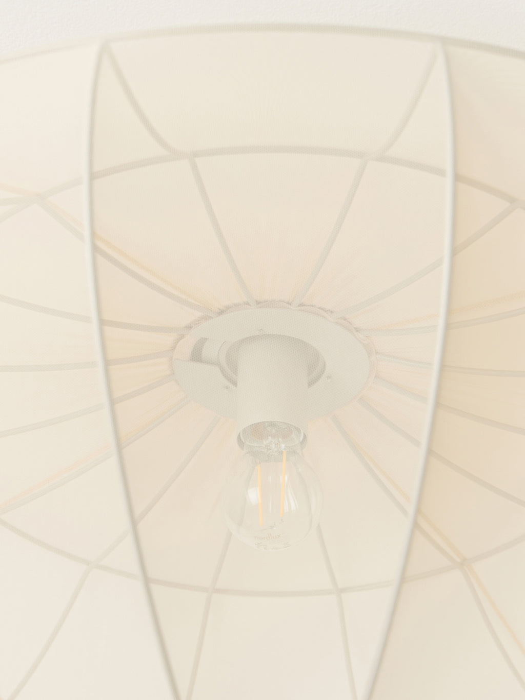 Grand plafonnier en maille Paavo - Beige