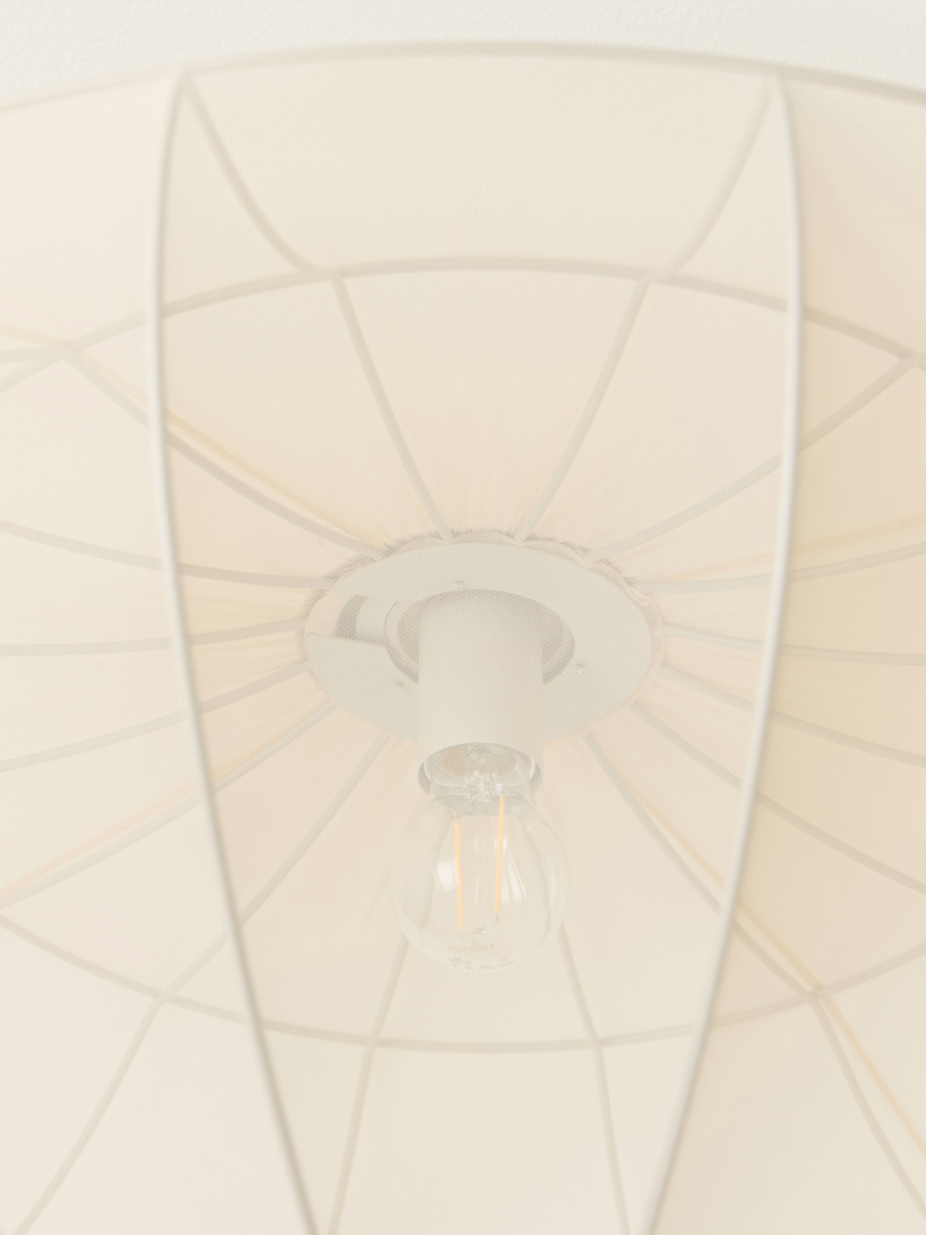 Grand plafonnier en maille Paavo - Beige