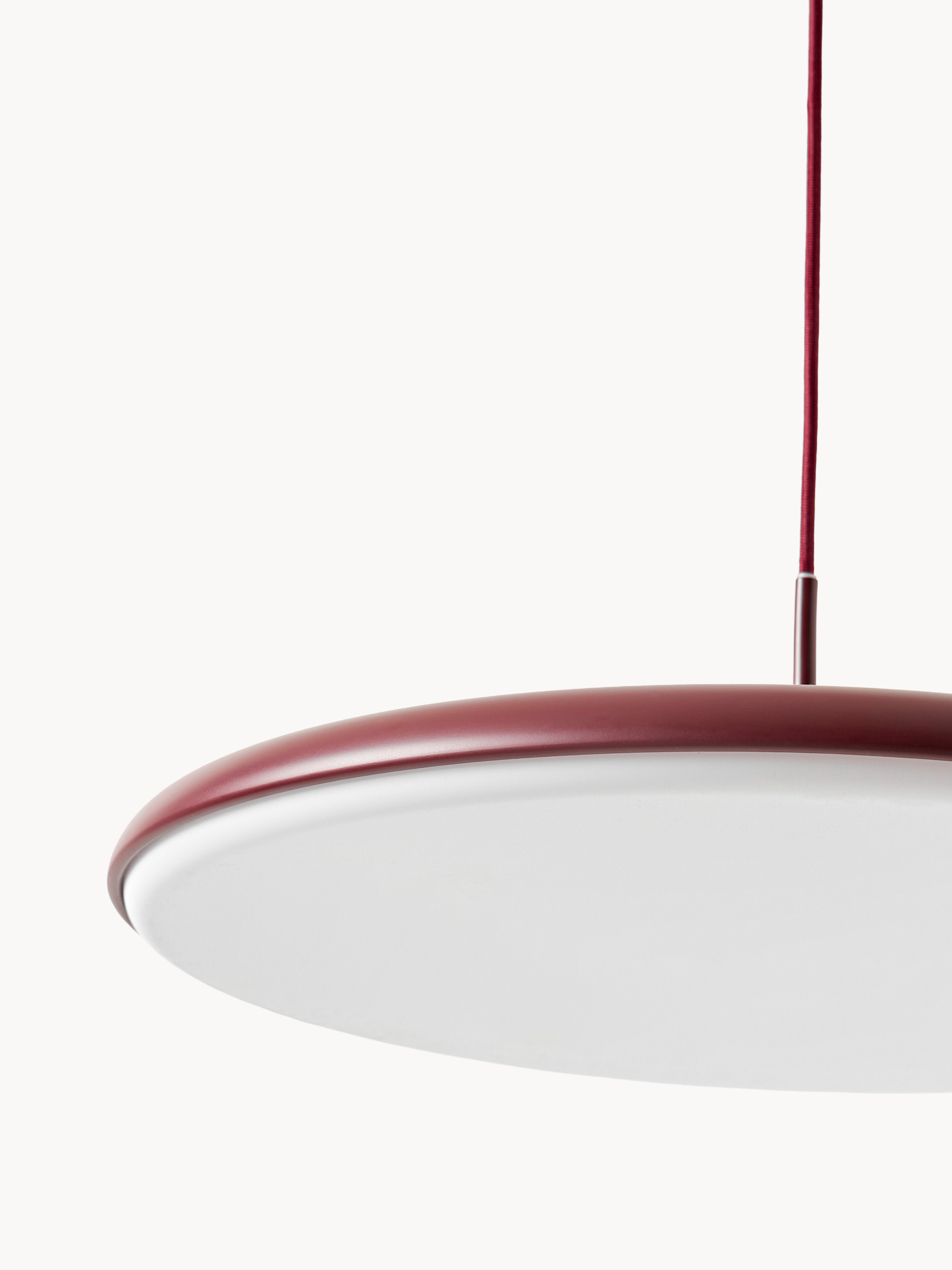 Suspension LED Bruun - Rouge bordeaux