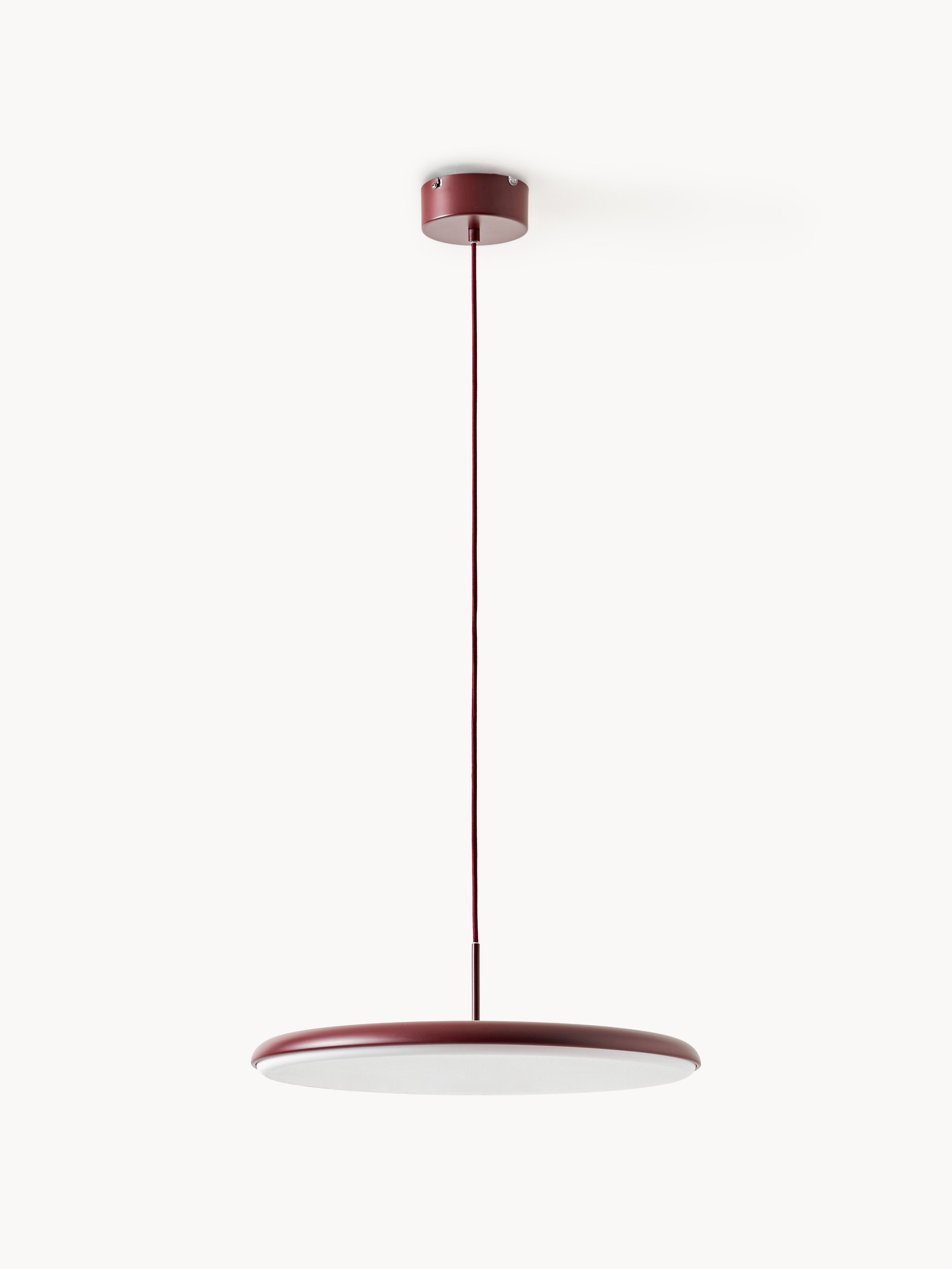 Suspension LED Bruun - Rouge bordeaux