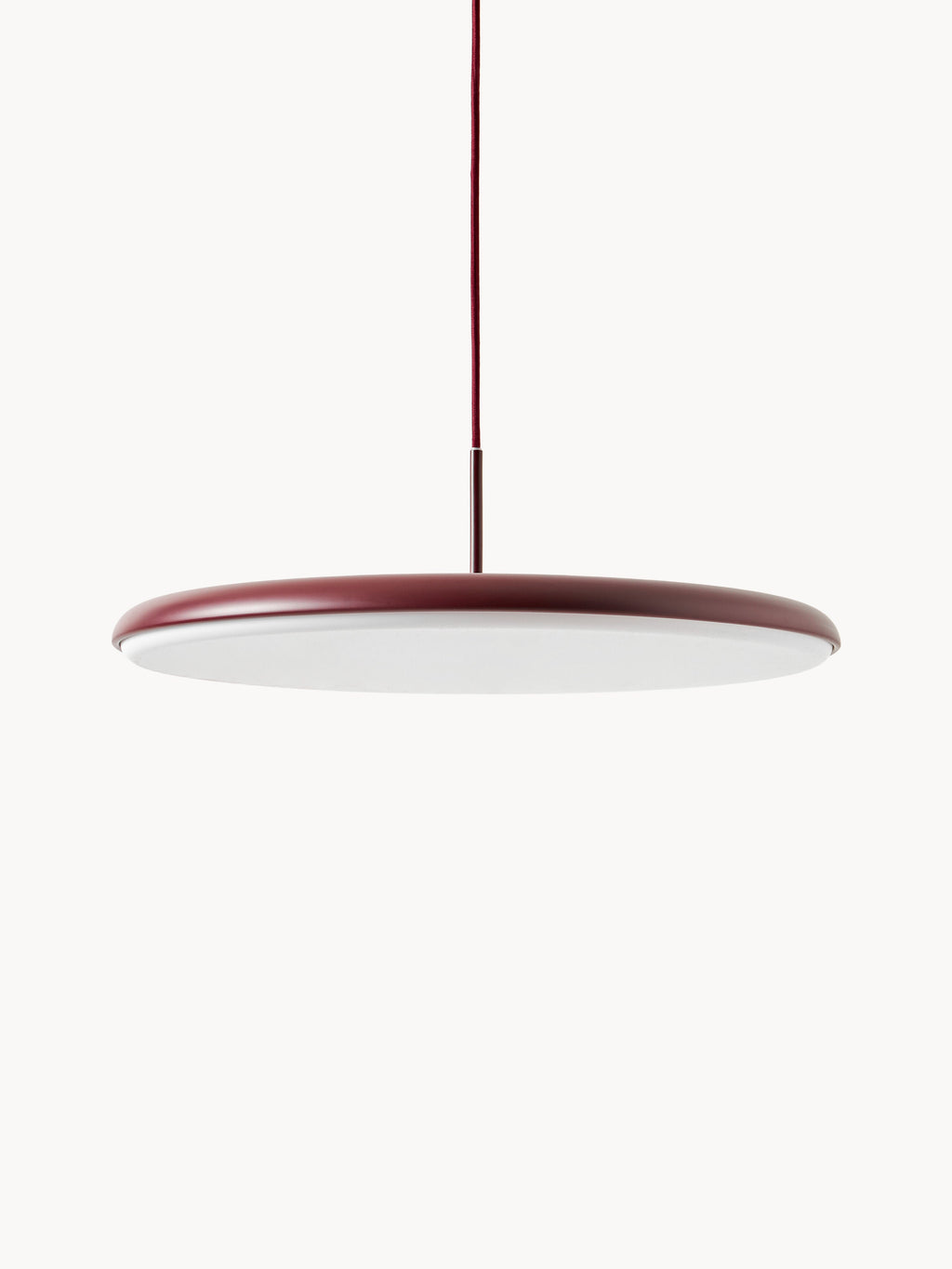 Suspension LED Bruun - Rouge bordeaux