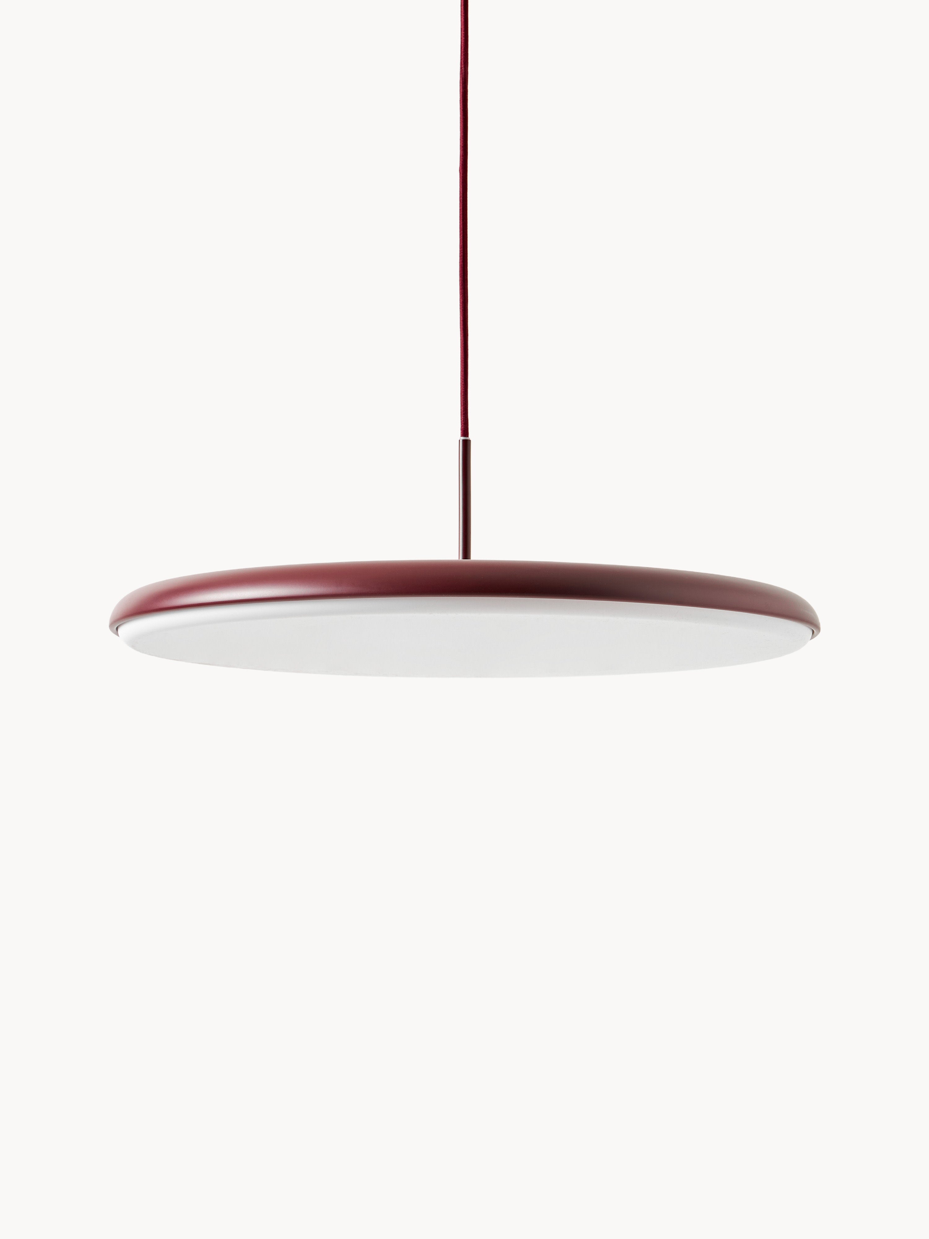 Suspension LED Bruun - Rouge bordeaux
