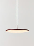 Suspension LED Bruun - Rouge bordeaux