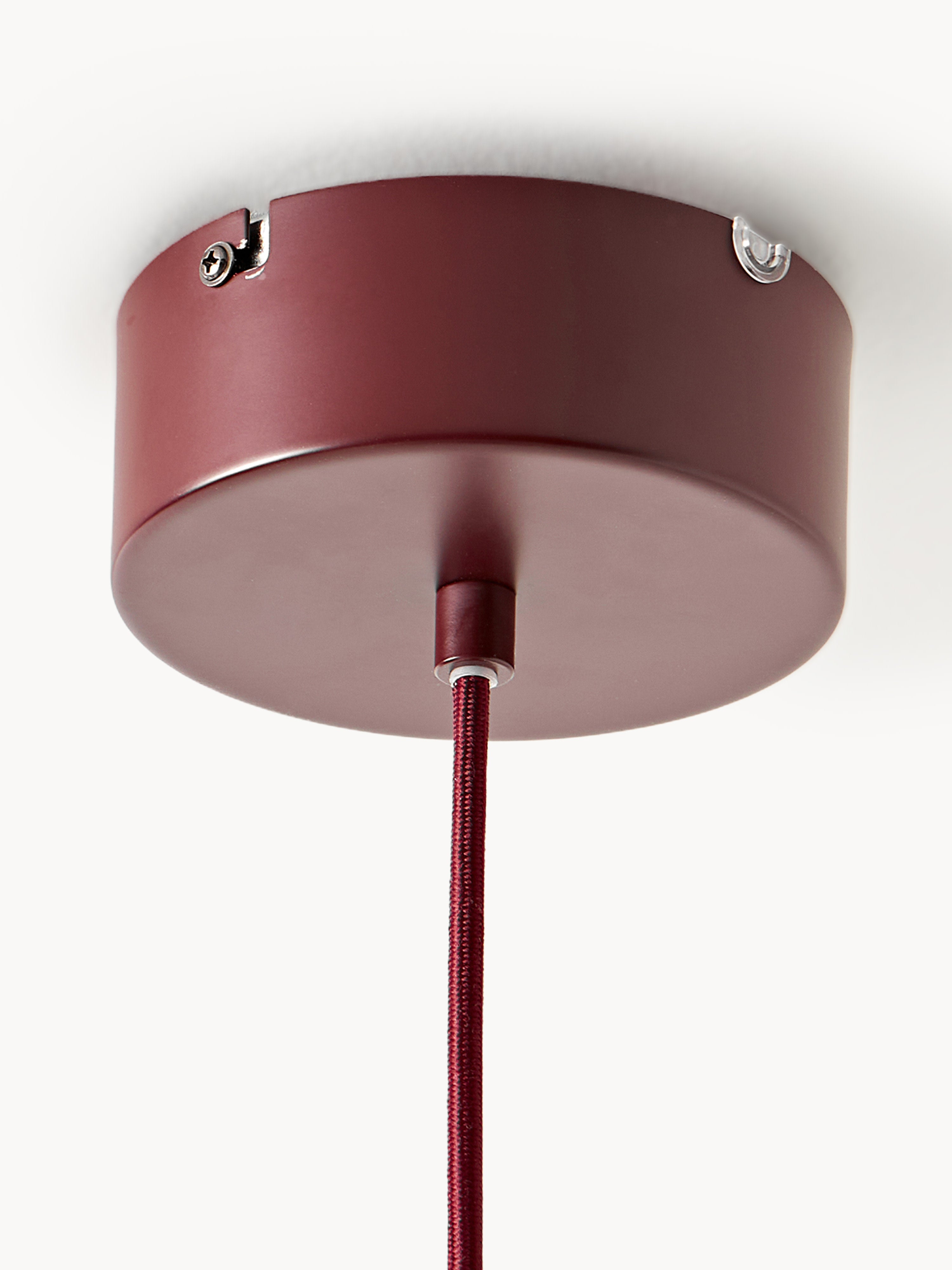 Suspension LED Bruun - Rouge bordeaux