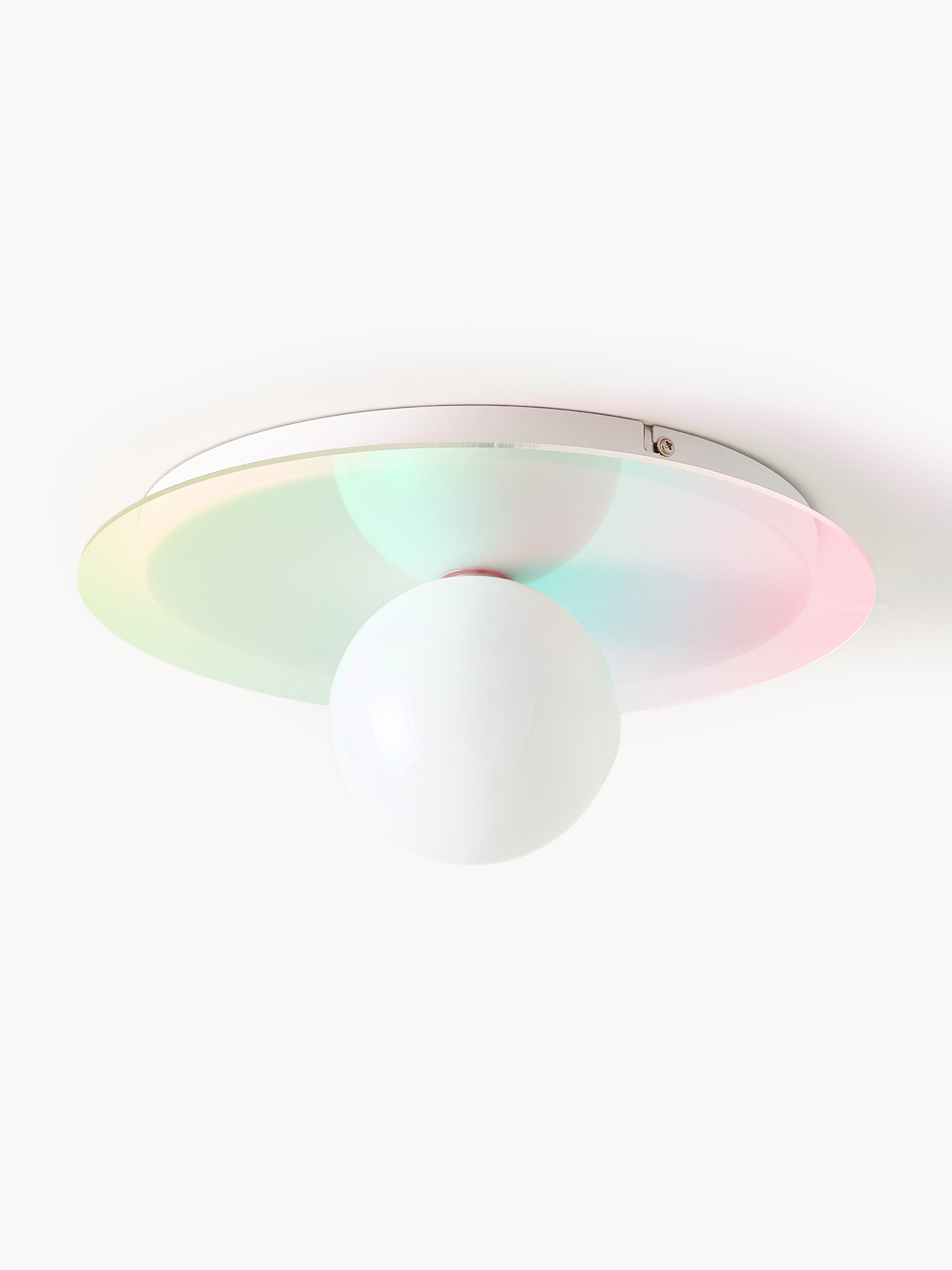 Spot encastré mur et plafond Daven - Multicolore, blanc