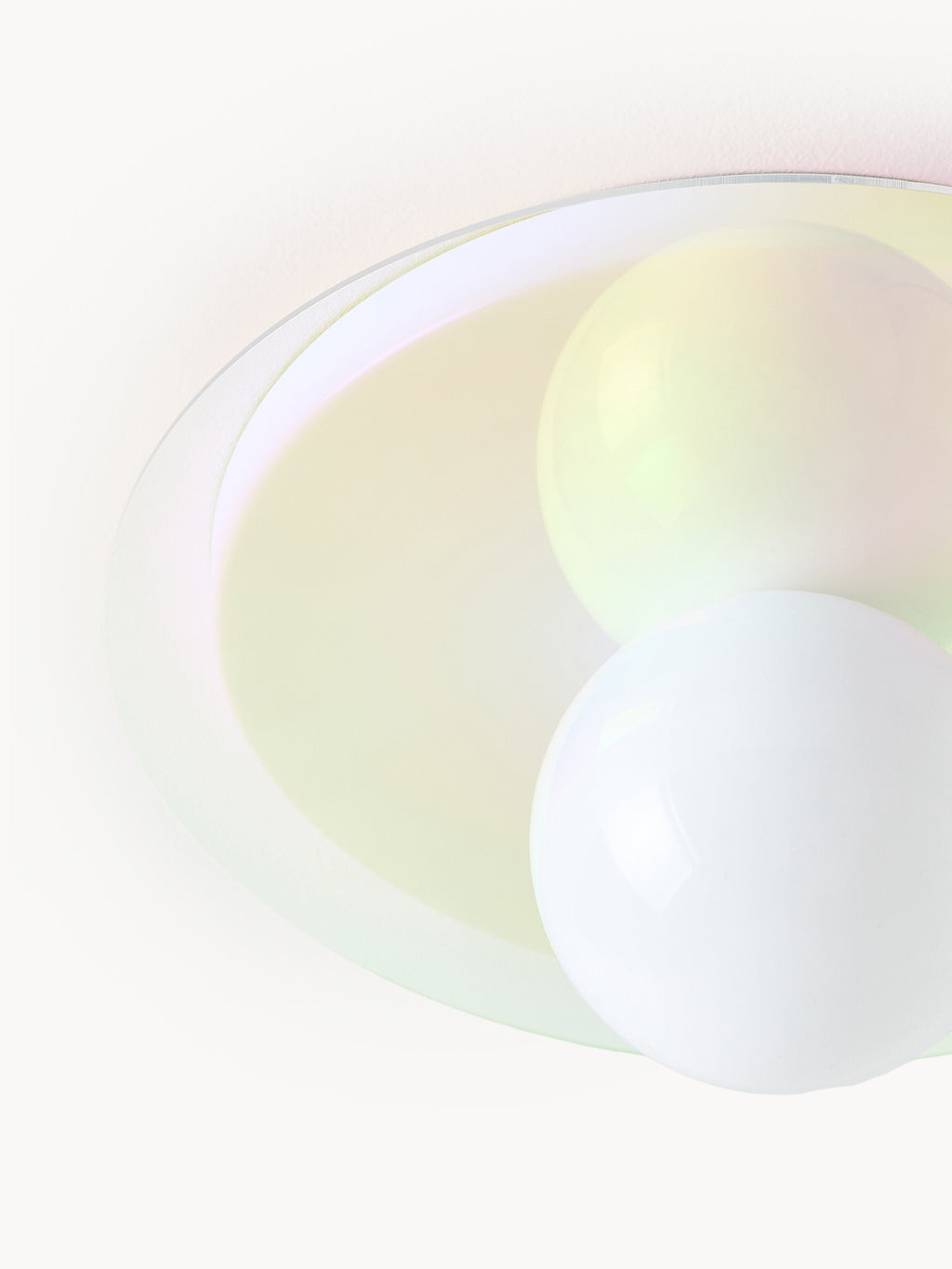 Spot encastré mur et plafond Daven - Multicolore, blanc