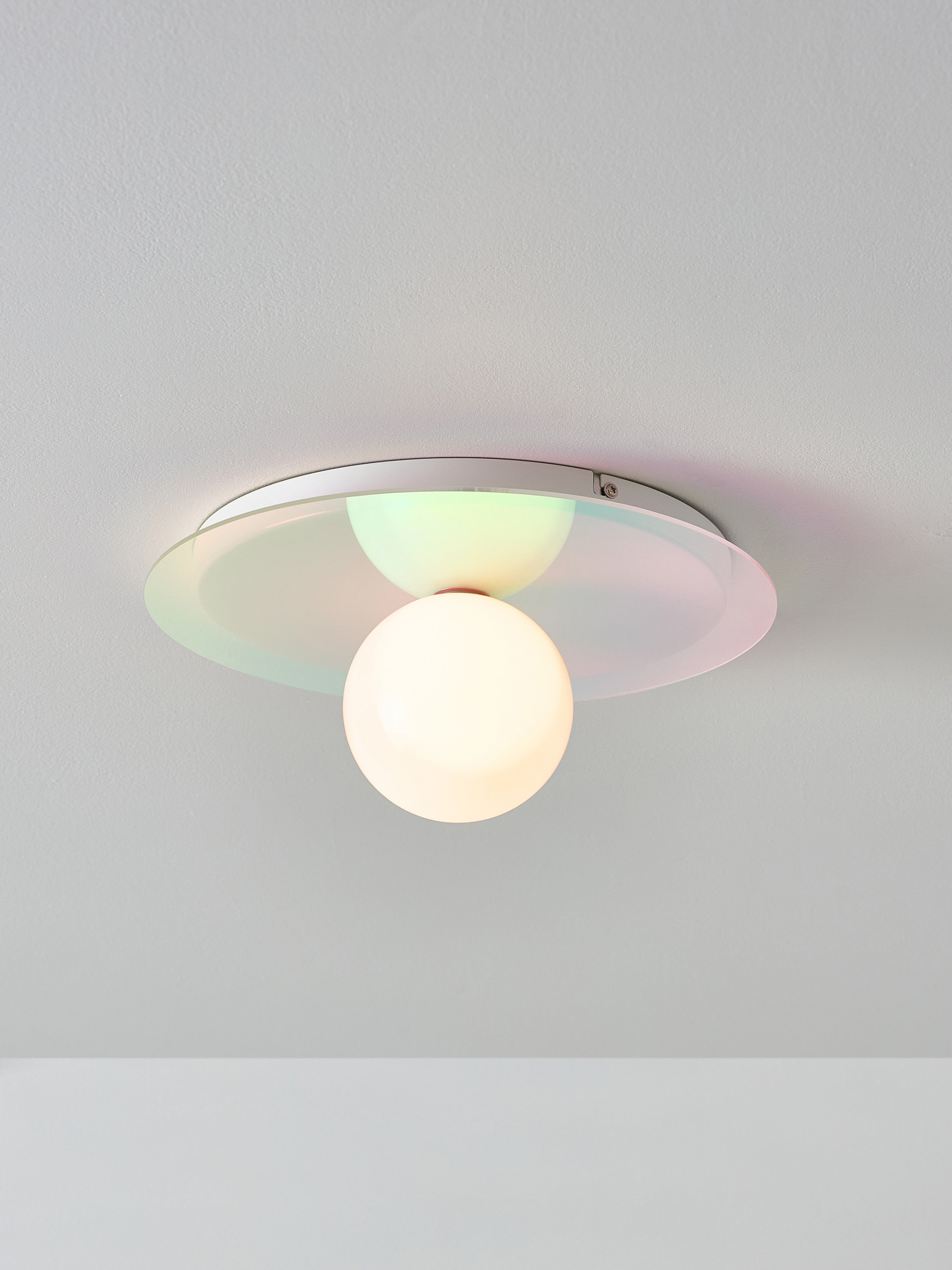 Spot encastré mur et plafond Daven - Multicolore, blanc