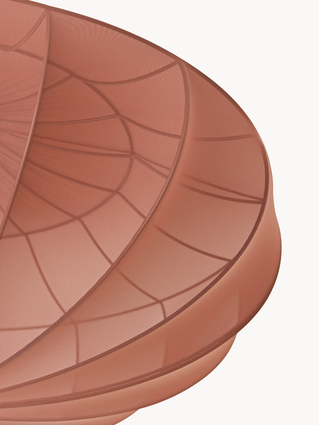 Grand plafonnier en maille Paavo - Nougat