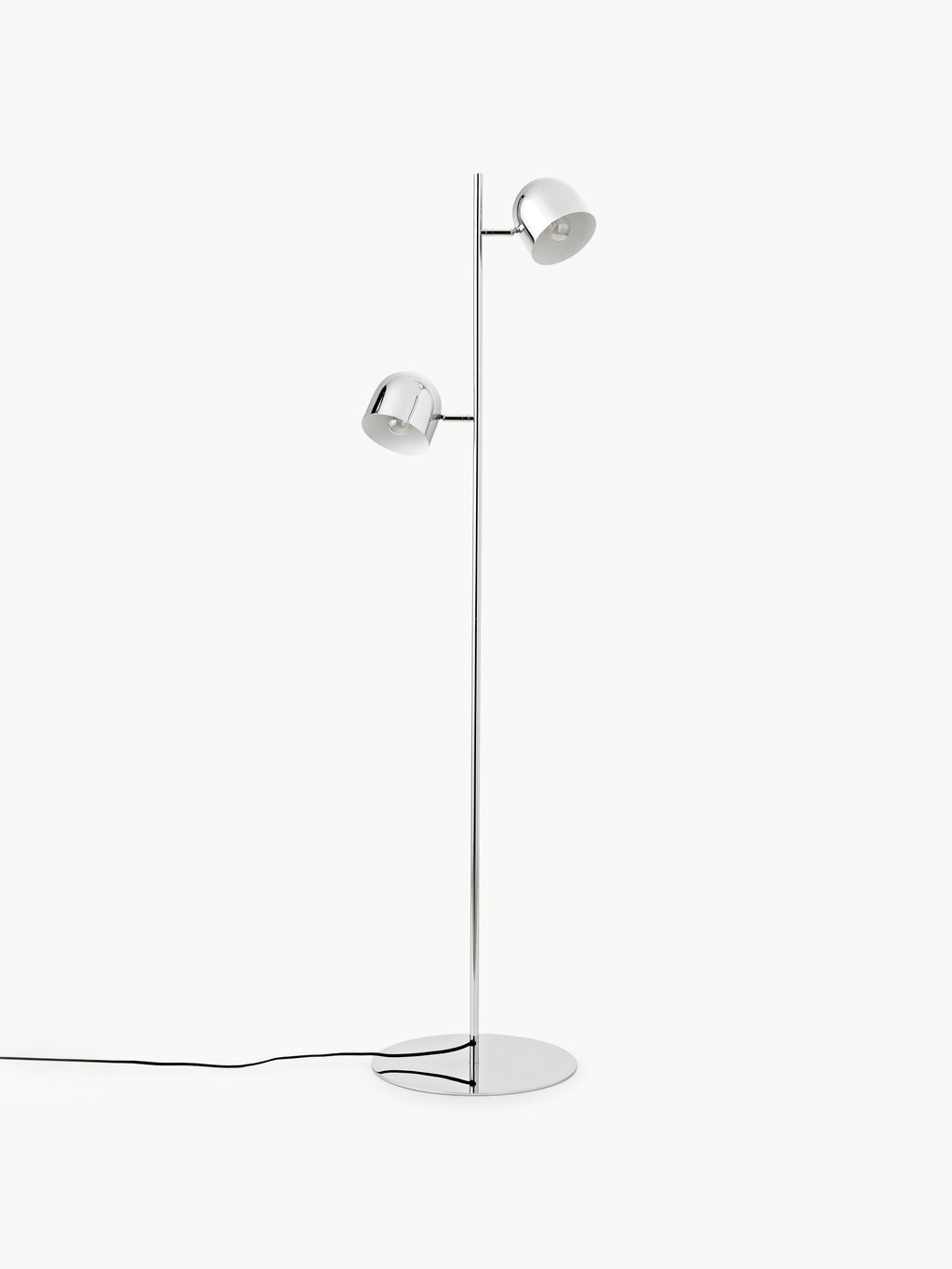Lampadaire en métal Flyte - Argenté