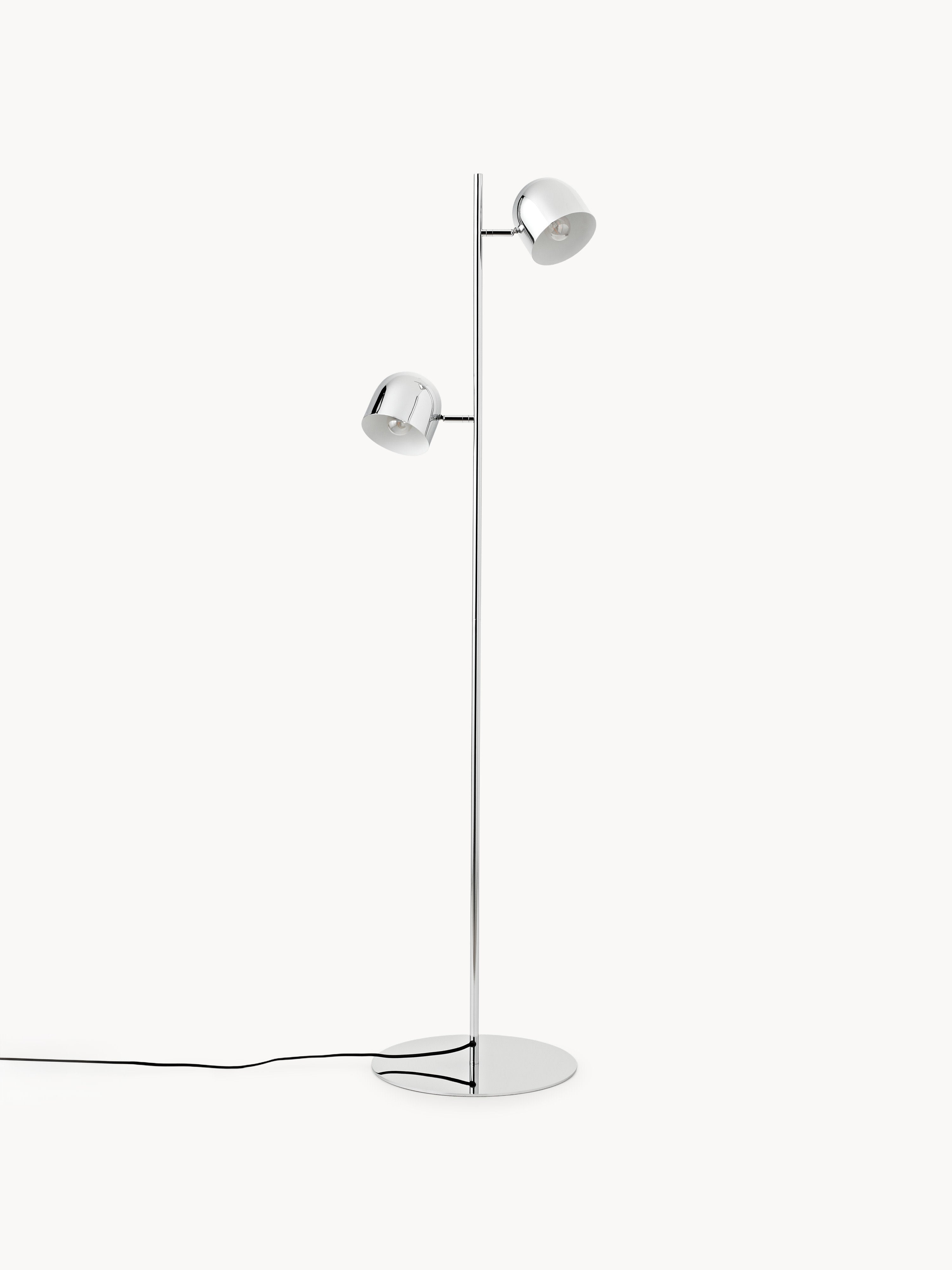 Lampadaire en métal Flyte - Argenté