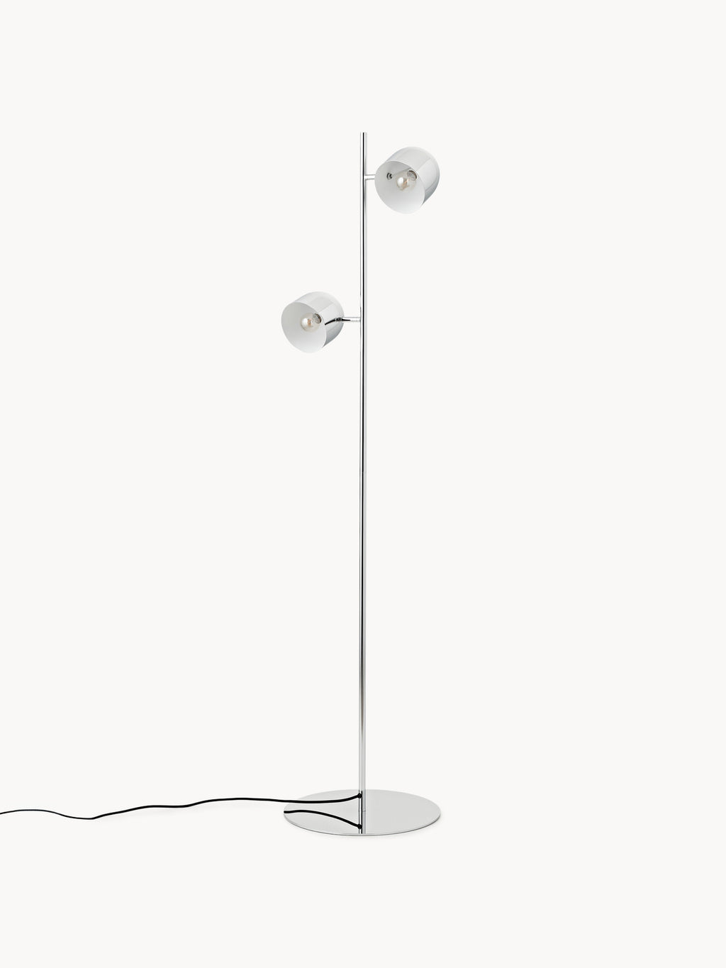 Lampadaire en métal Flyte - Argenté