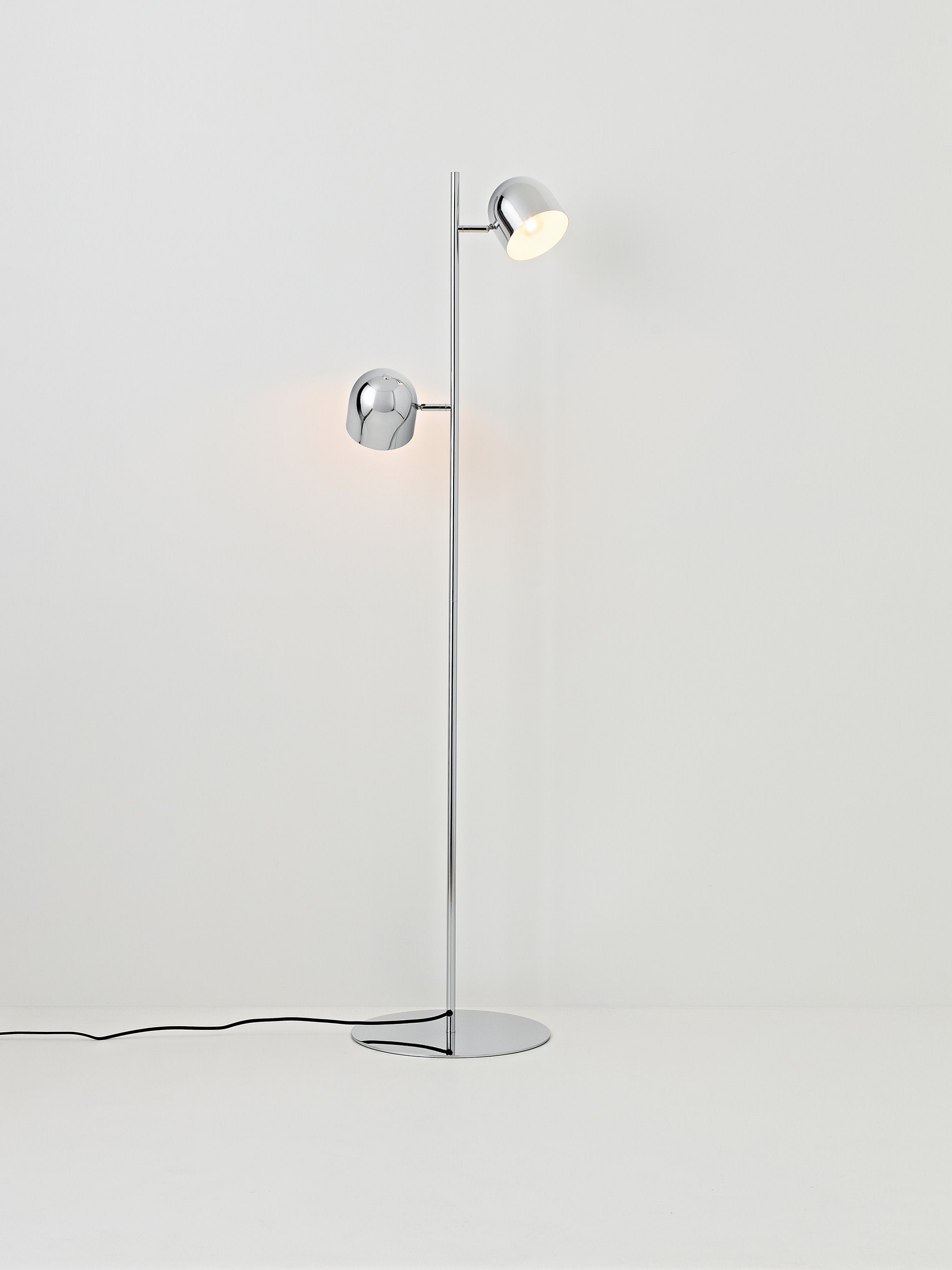 Lampadaire en métal Flyte - Argenté