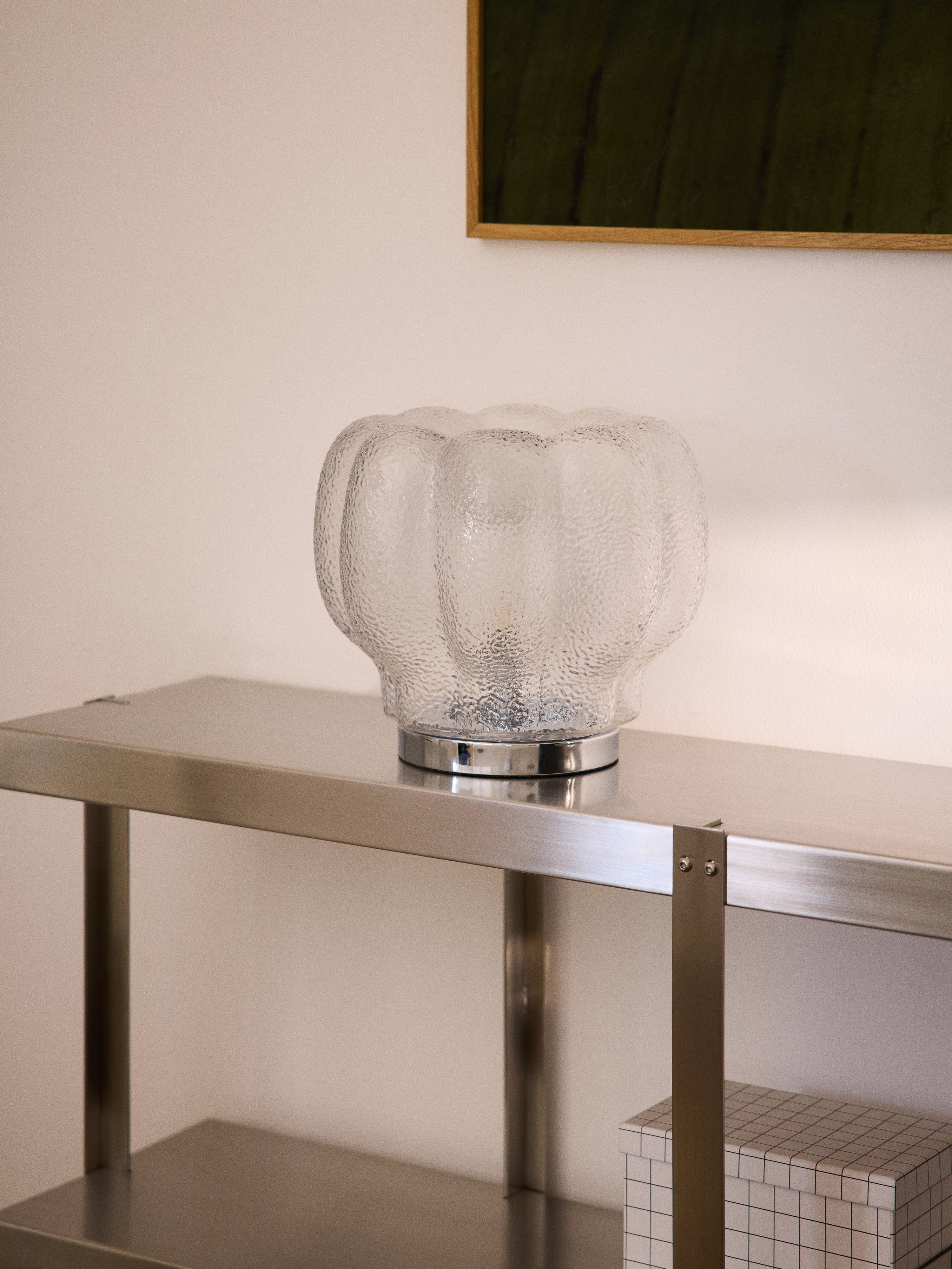 Petite lampe à poser en verre Nor - Transparent