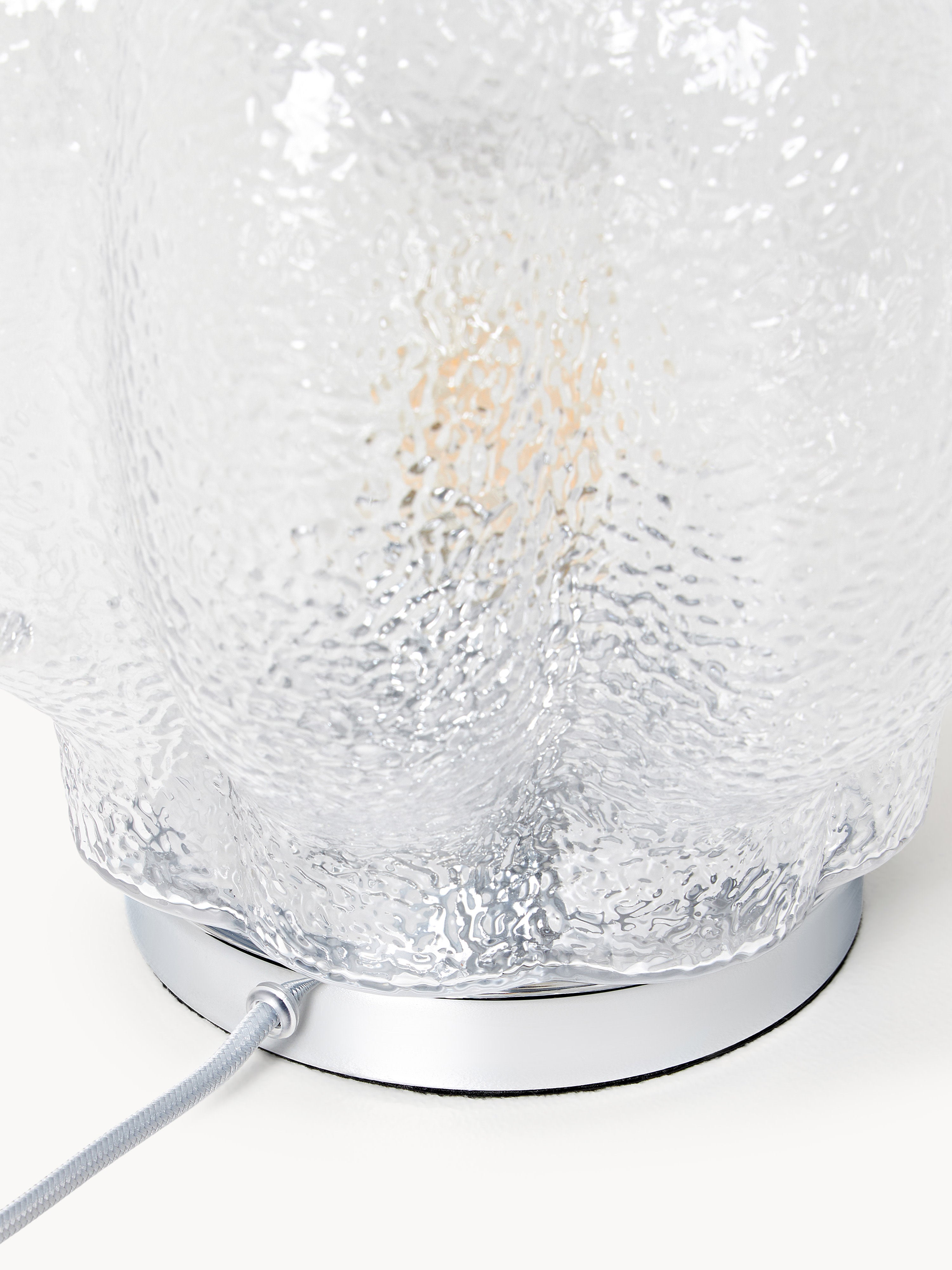 Petite lampe à poser en verre Nor - Transparent