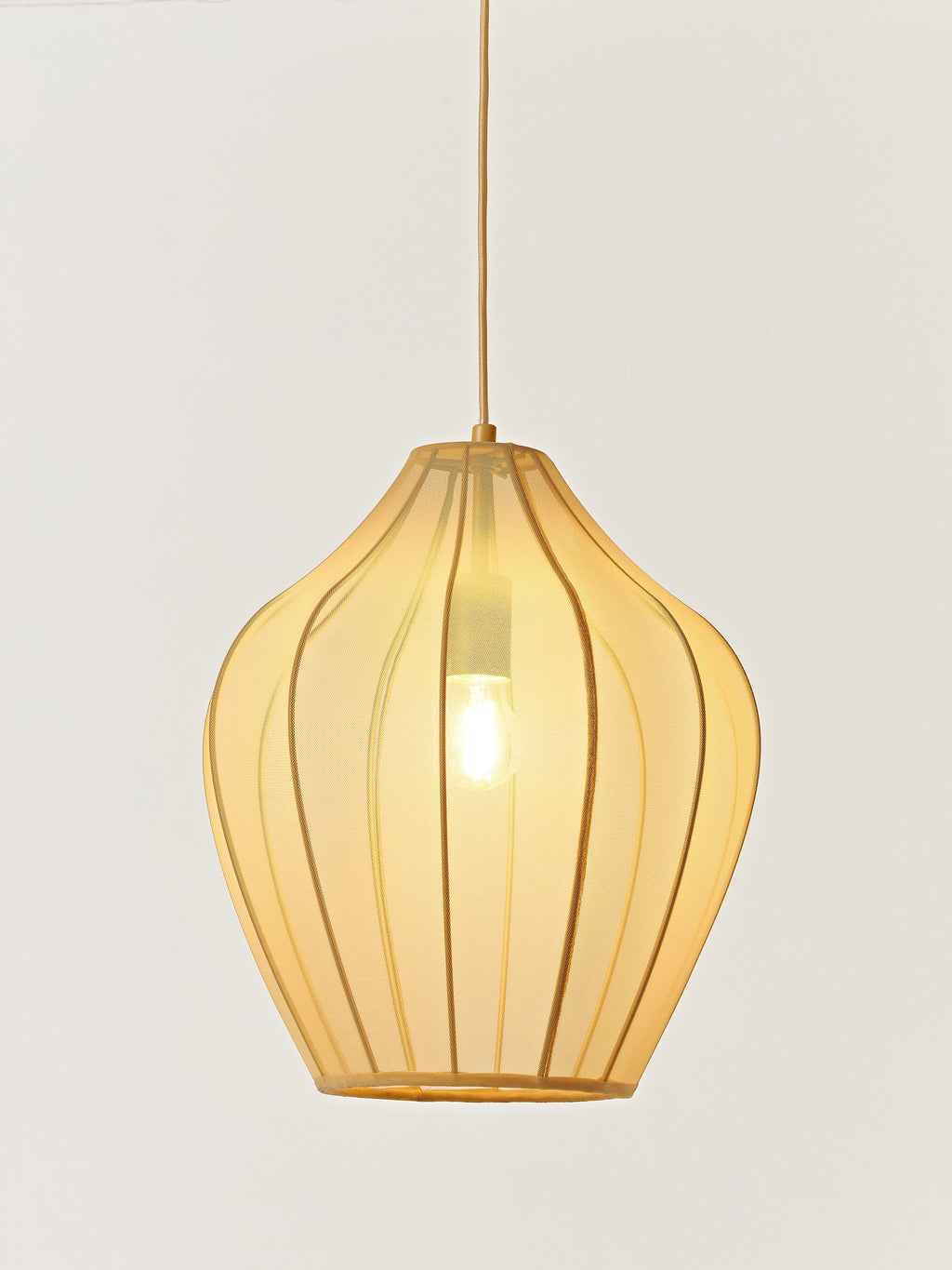 Suspension en tulle Paavo - Jaune ocre