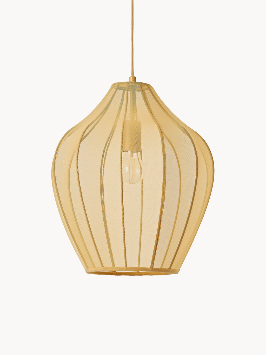 Suspension en tulle Paavo - Jaune ocre