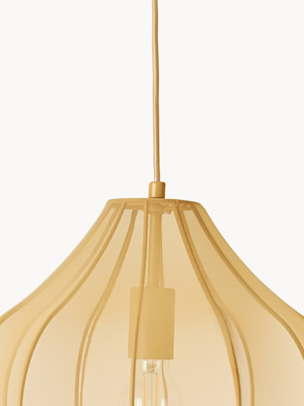 Suspension en tulle Paavo - Jaune ocre