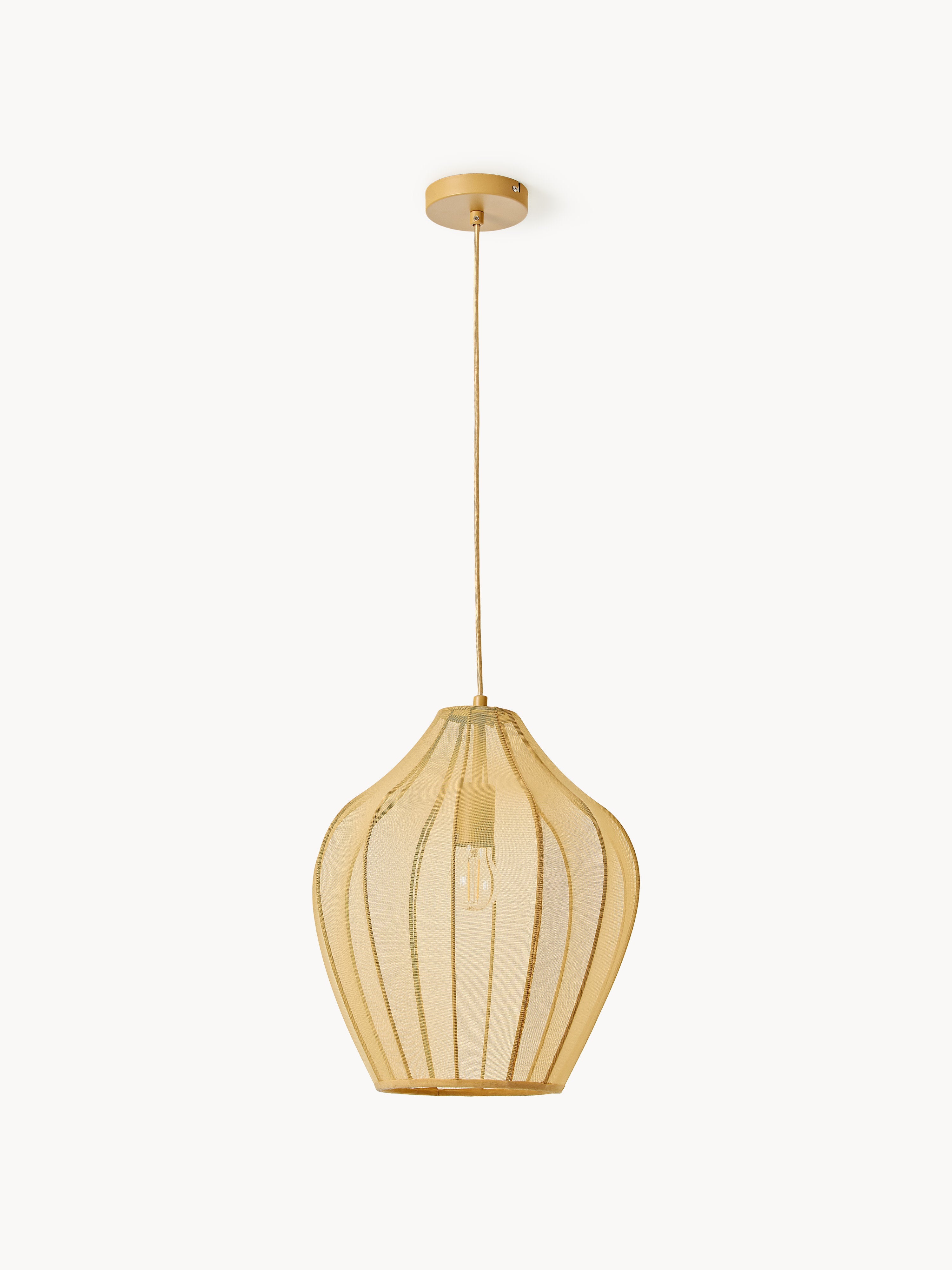 Suspension en tulle Paavo - Jaune ocre